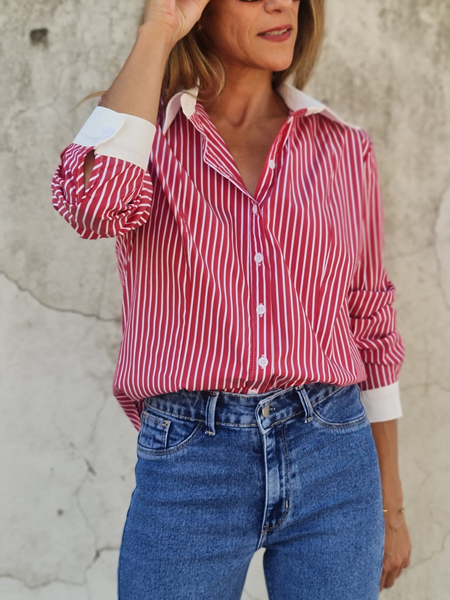 BLUSA REINA ROJA.