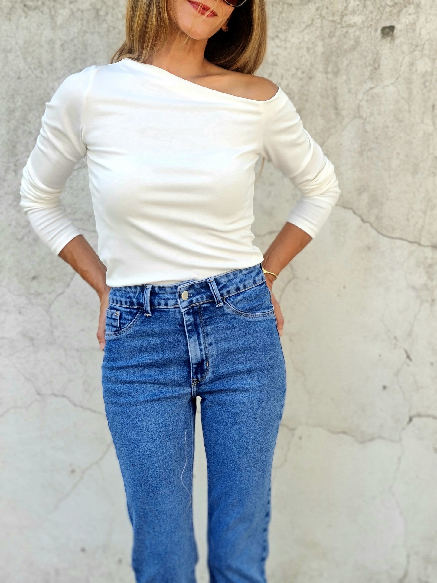 POLERA ASTRID BLANCA.