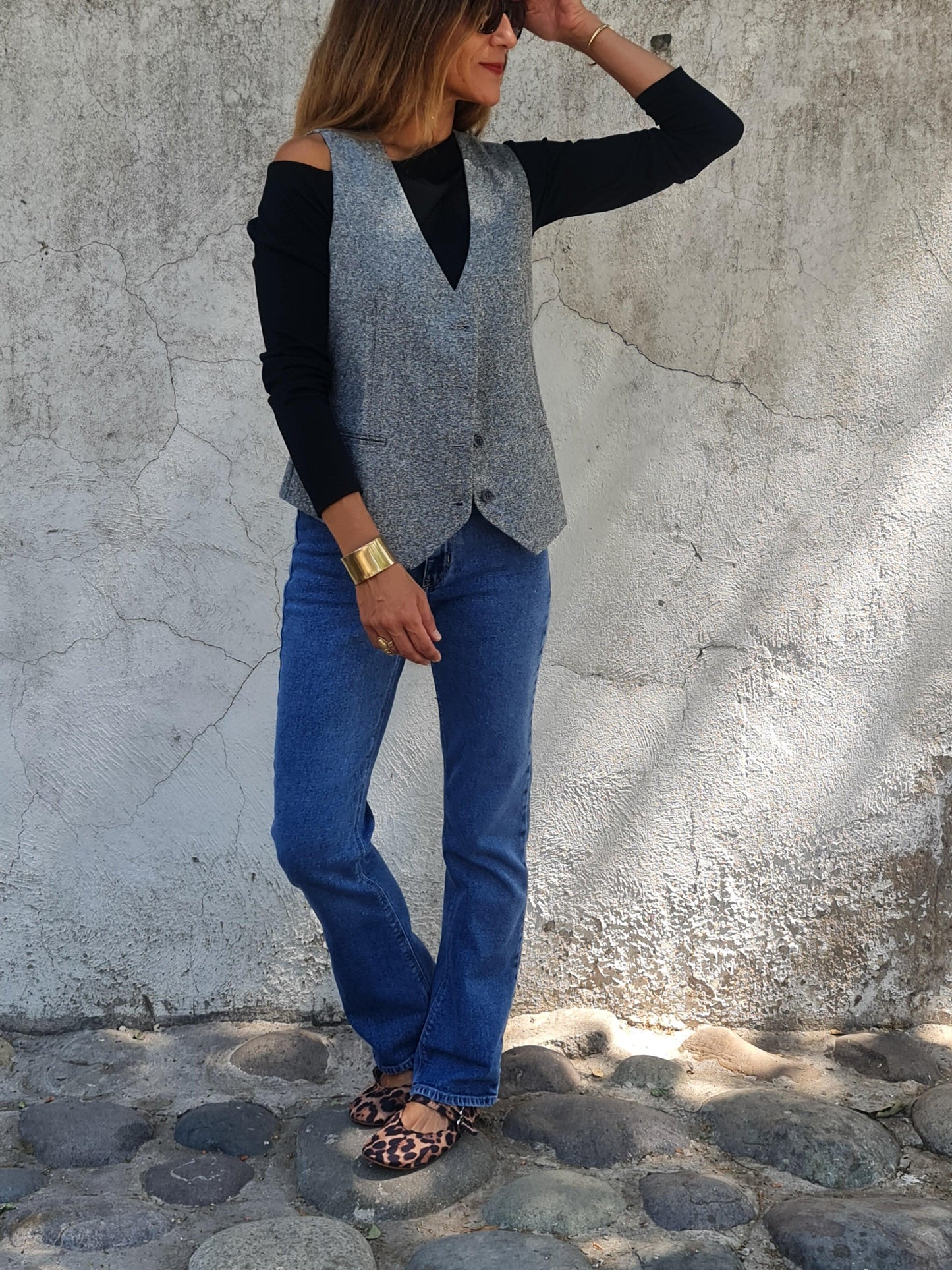 GILLET ESPIGA GRIS. - Quemepongo