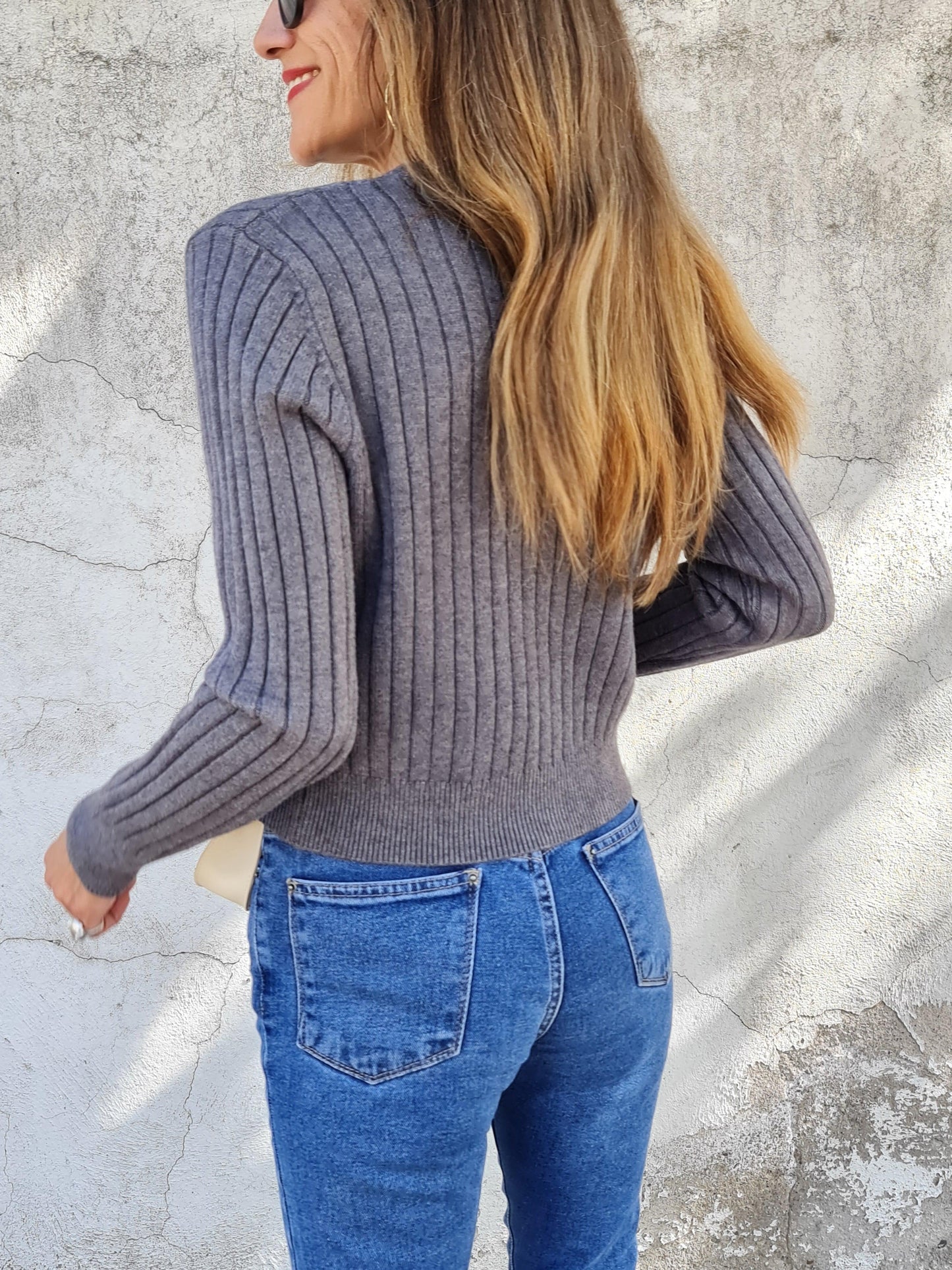 CHALECO INES GRIS MARENGO. - Quemepongo