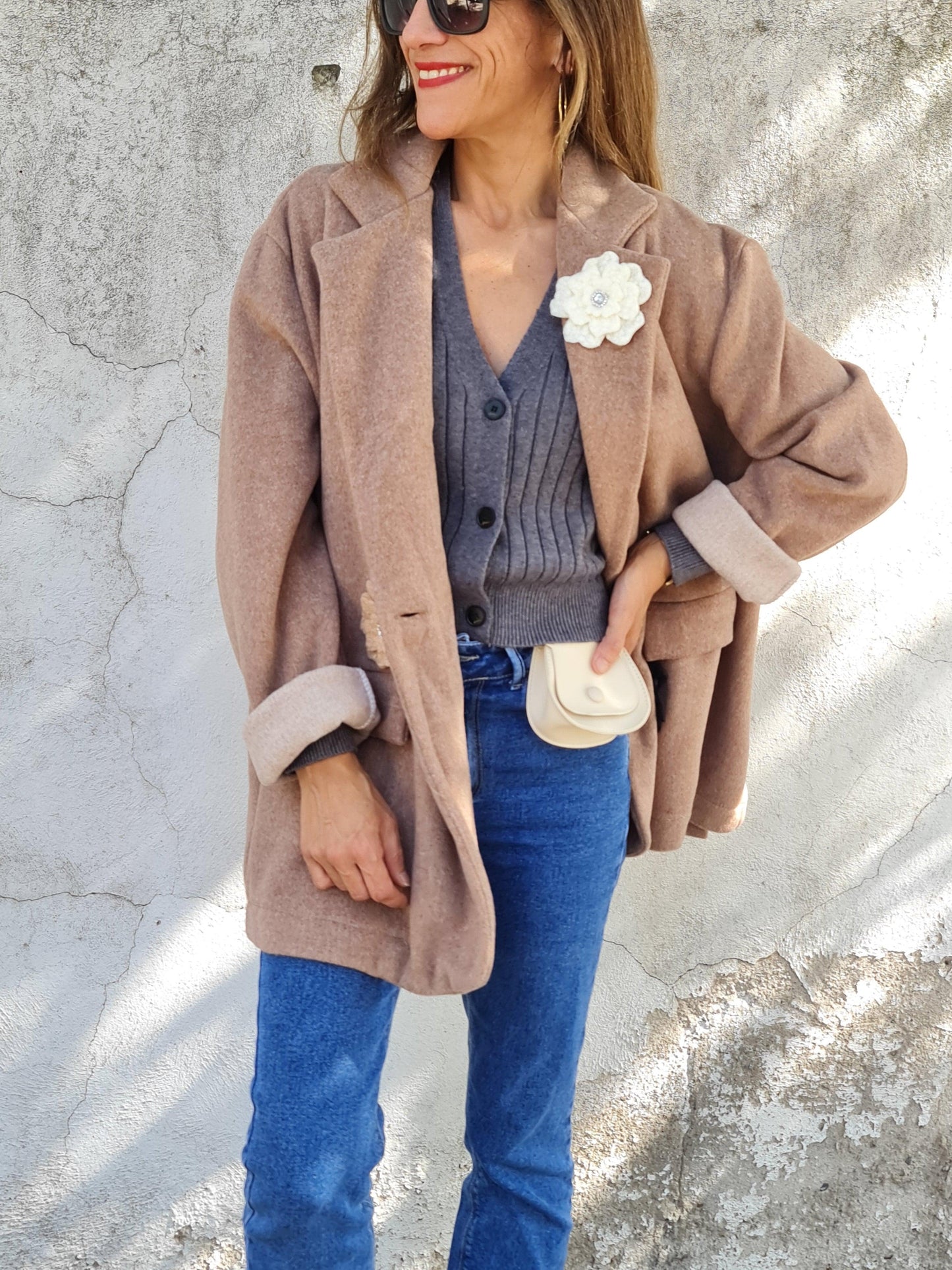 CHAQUETA JOSEFINA CAMEL -15% Dcto. - Quemepongo