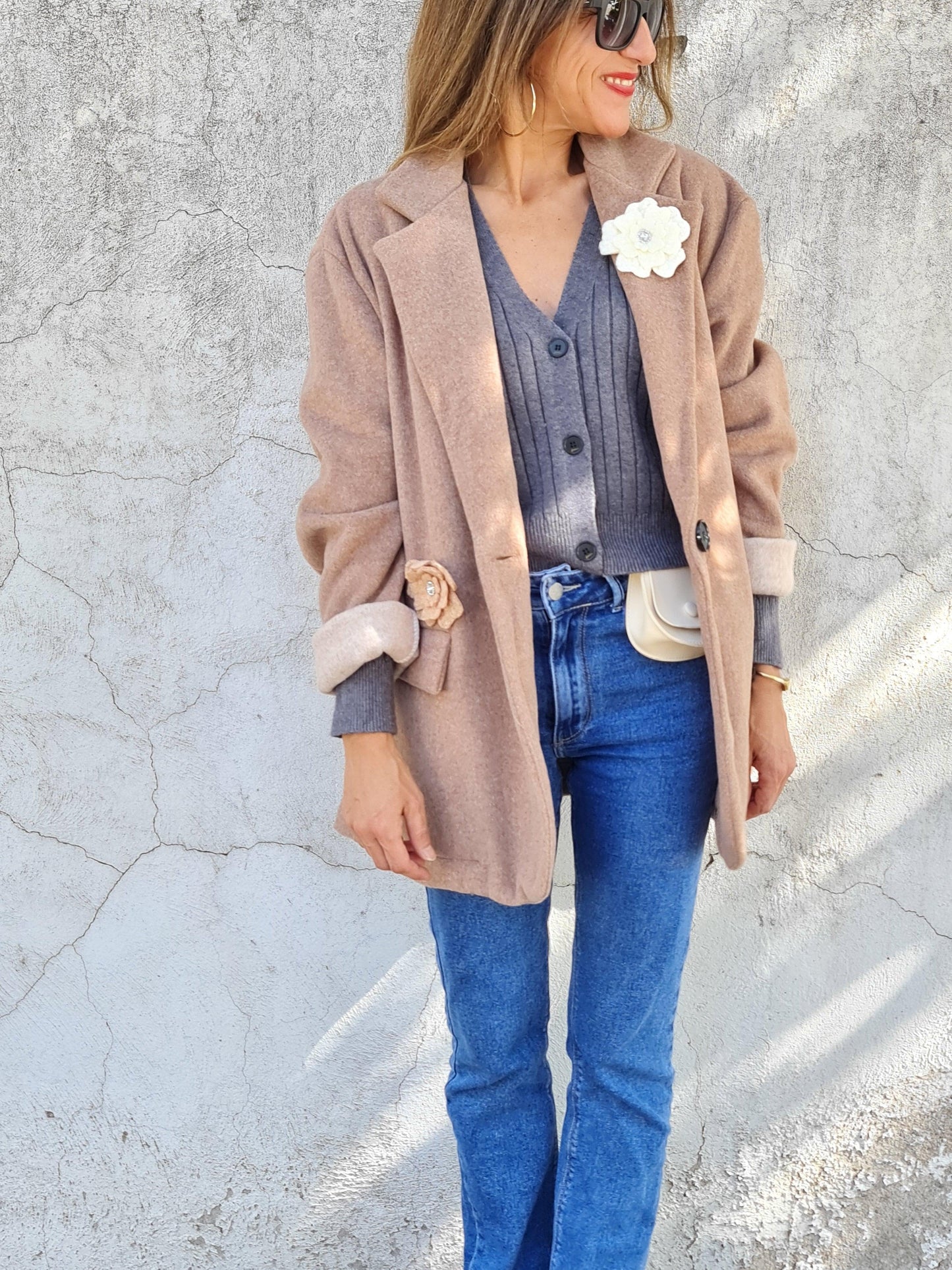 CHAQUETA JOSEFINA CAMEL -15% Dcto. - Quemepongo