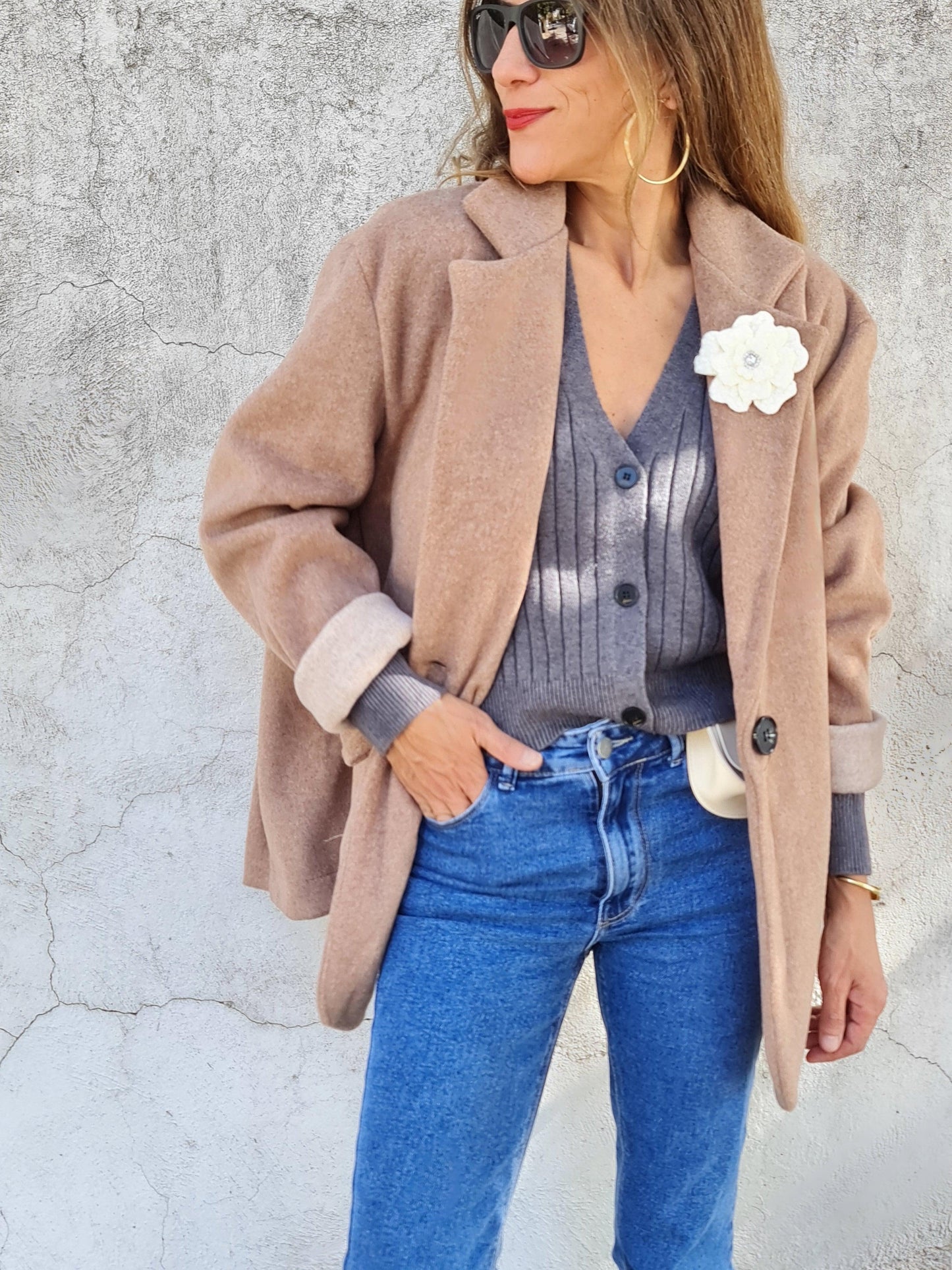 CHAQUETA JOSEFINA CAMEL -15% Dcto. - Quemepongo