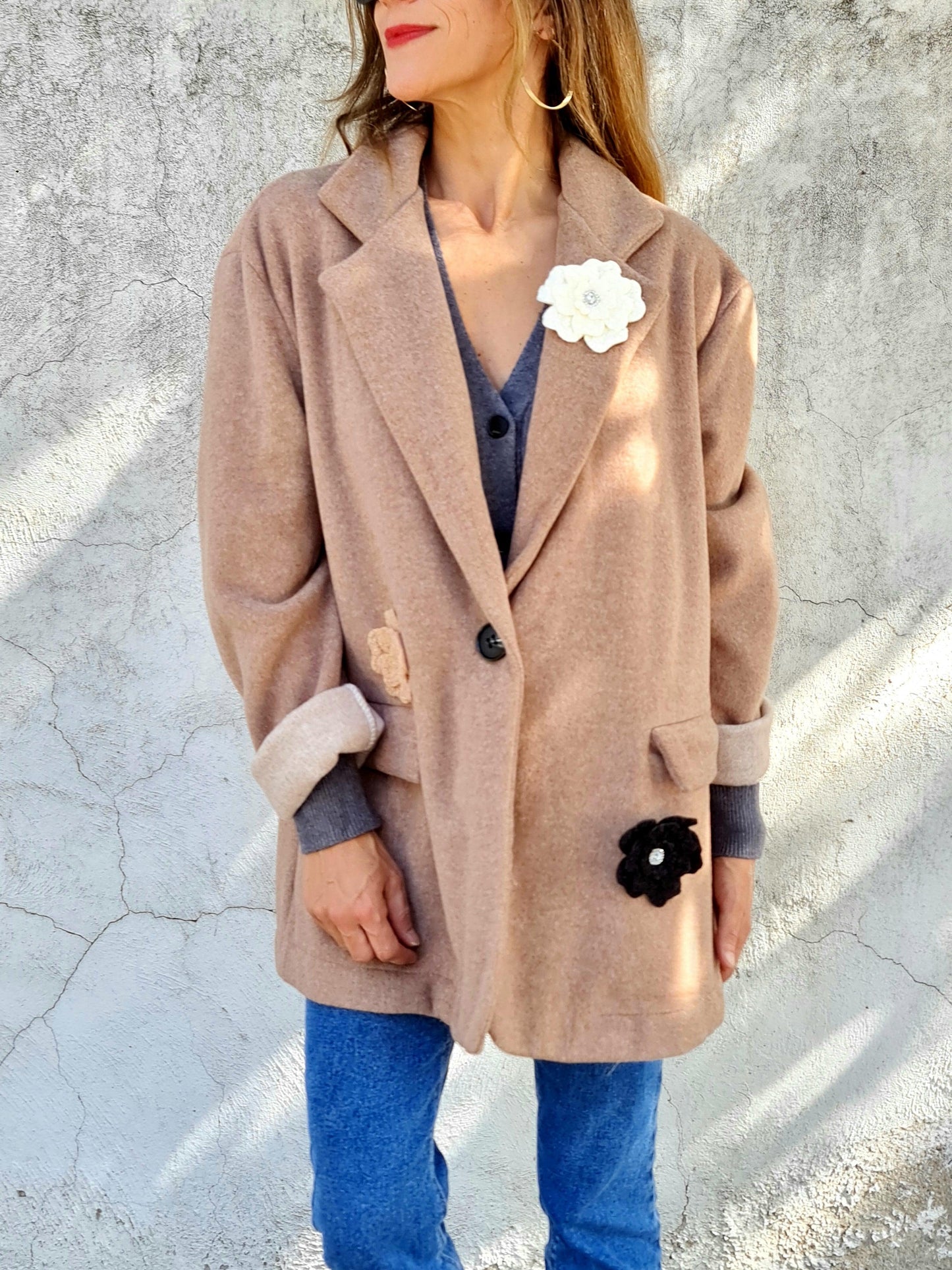 CHAQUETA JOSEFINA CAMEL -15% Dcto. - Quemepongo