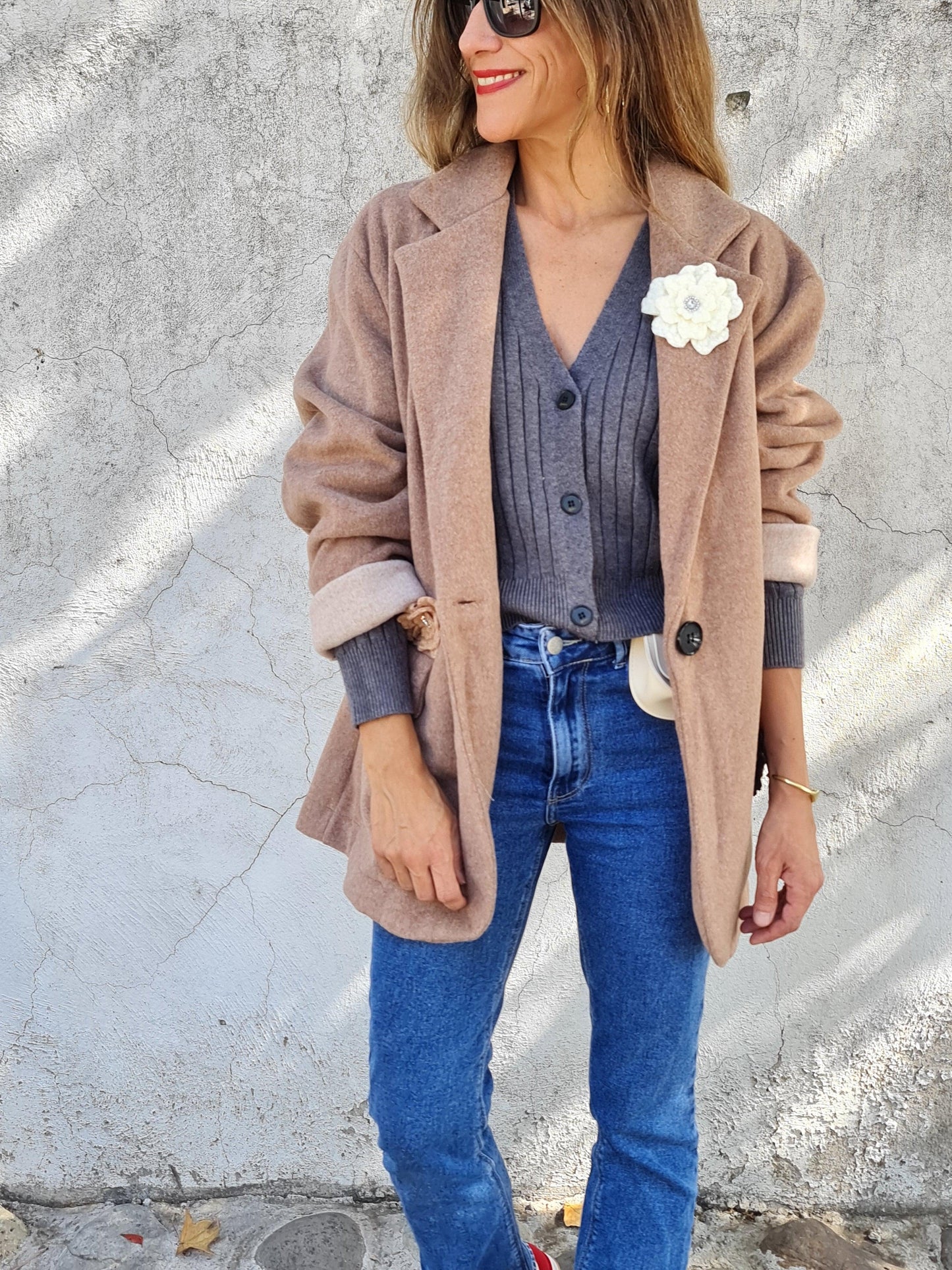 CHAQUETA JOSEFINA CAMEL -15% Dcto. - Quemepongo