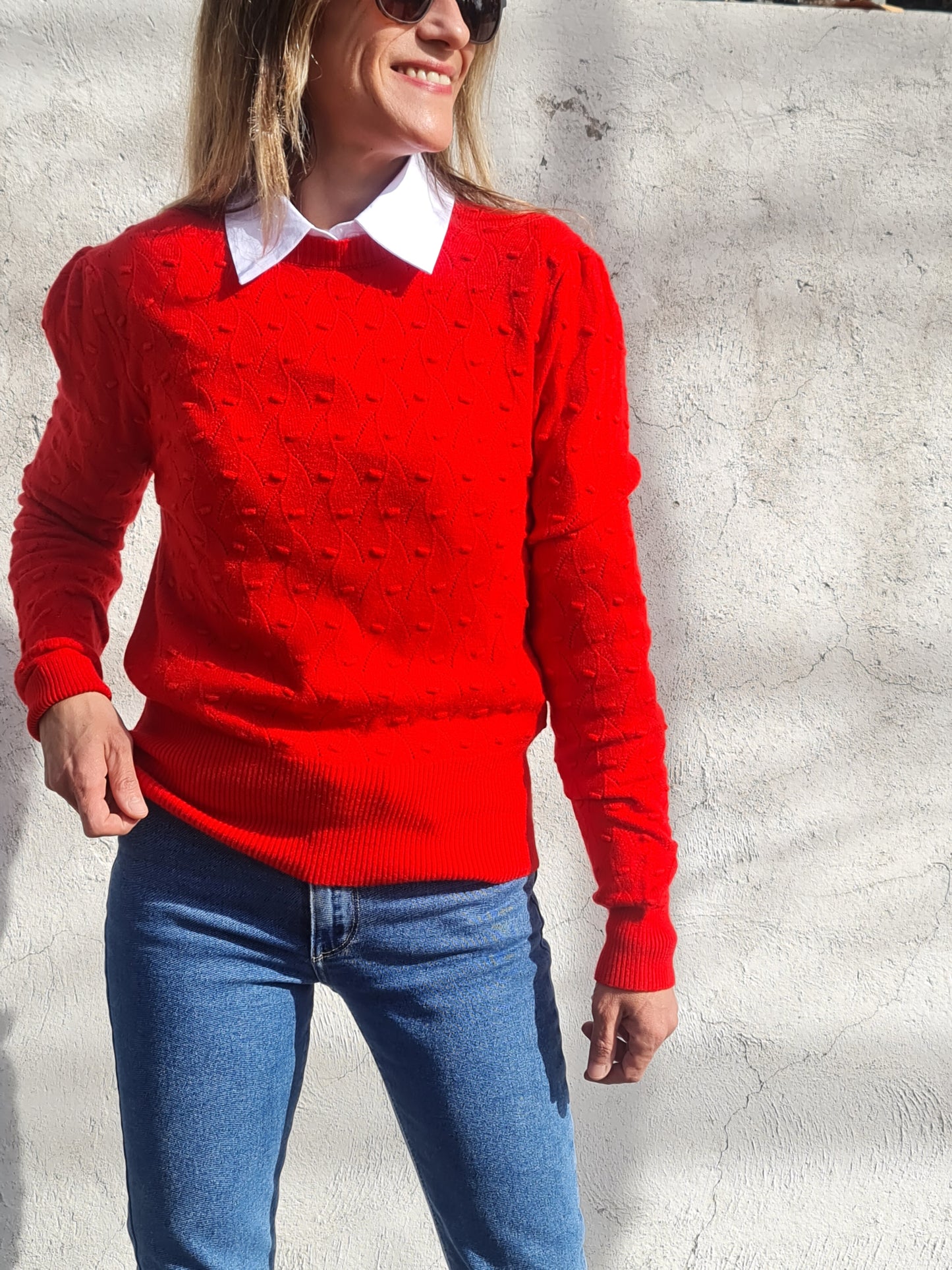 SWEATER AURELIA ROJO. - Quemepongo