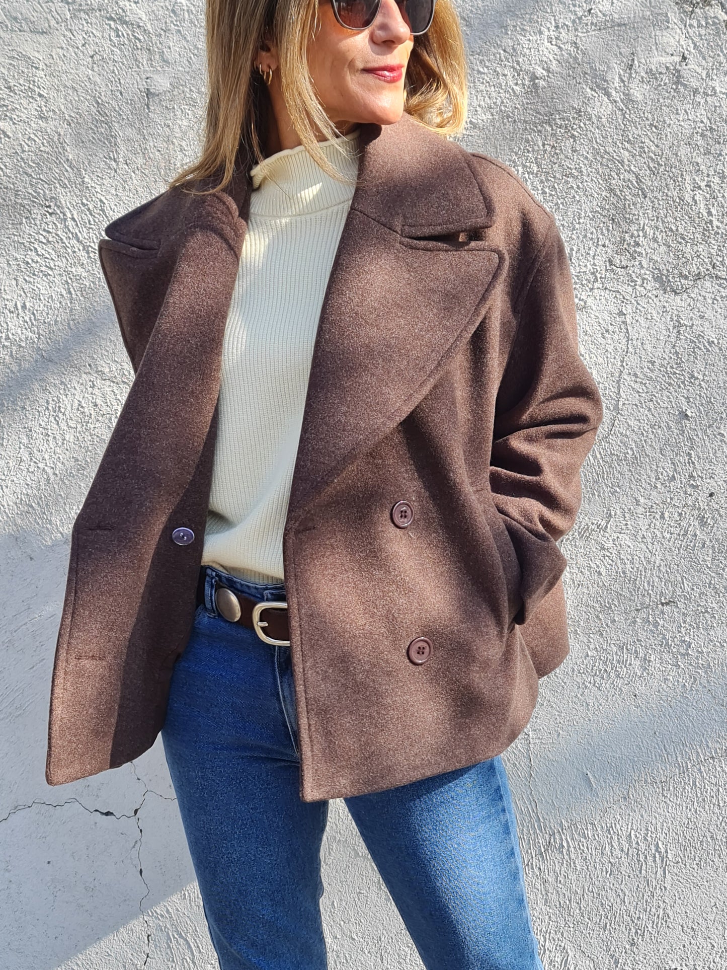 CHAQUETA VICTORIA CHOCOLATE -10% DCTO.