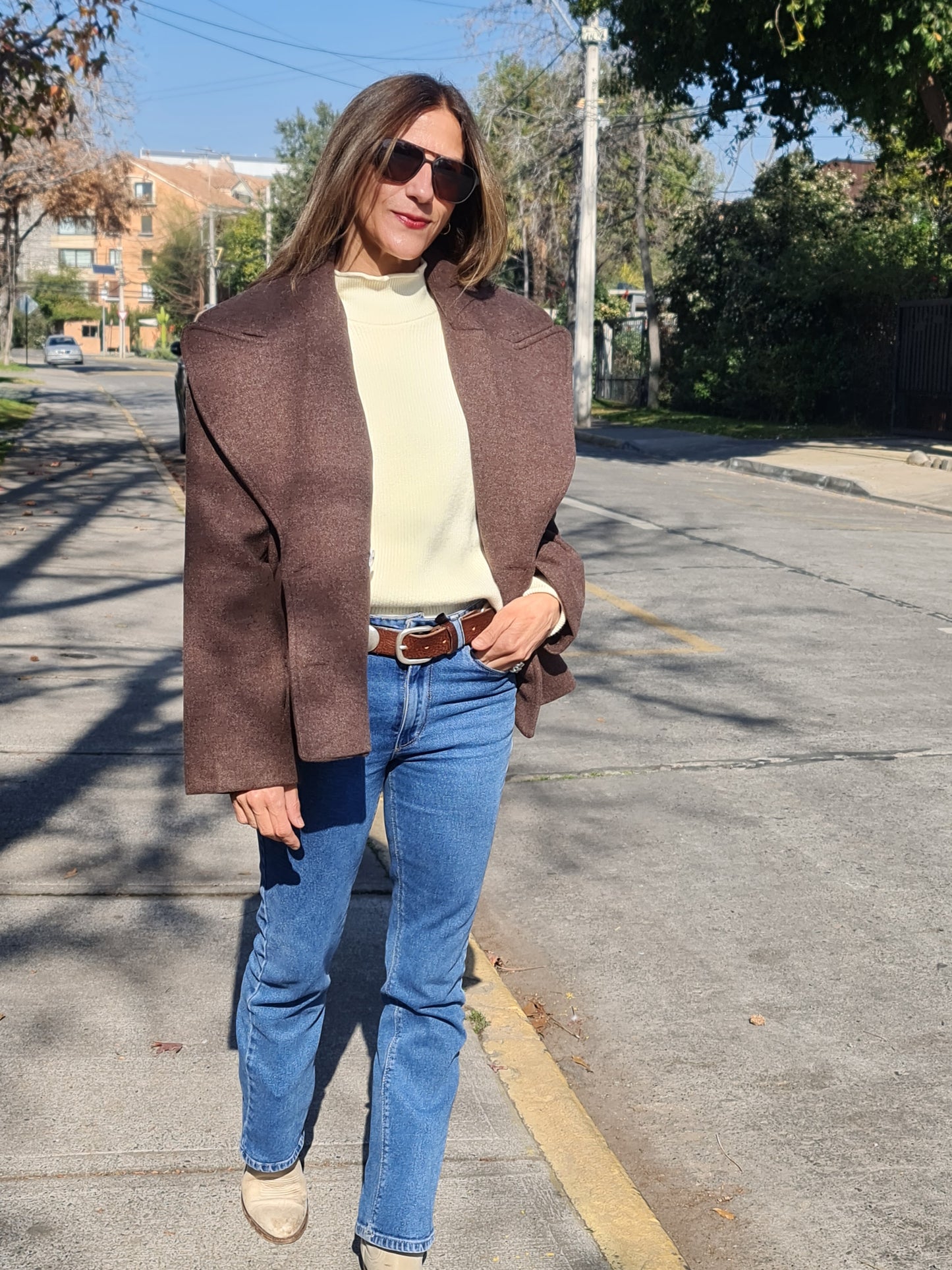 CHAQUETA VICTORIA CHOCOLATE -10% DCTO.