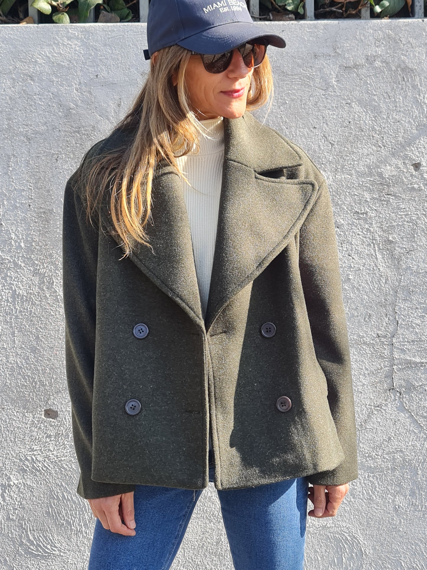 CHAQUETA VICTORIA VERDE MUSGO -10% DCTO.
