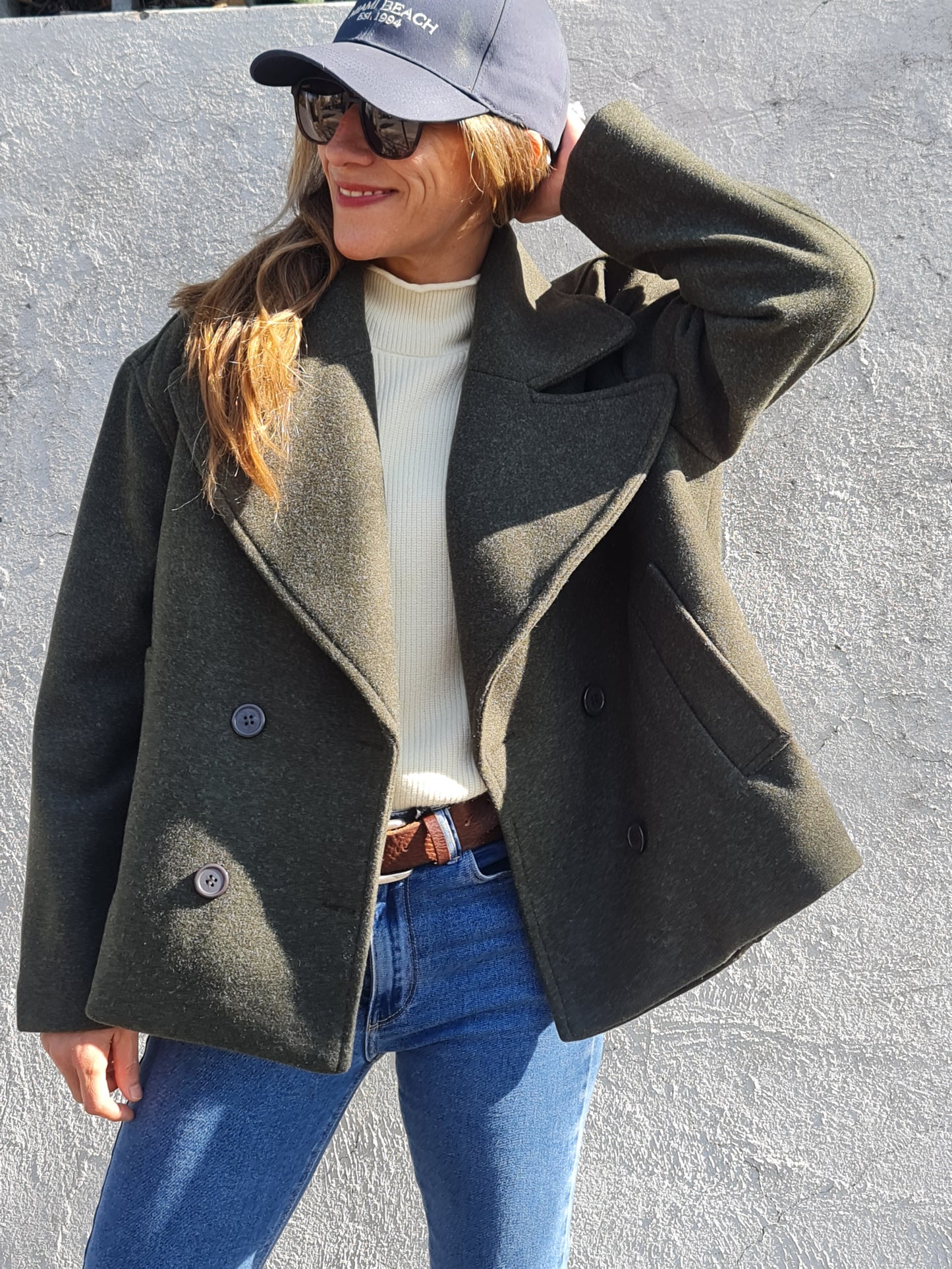 CHAQUETA VICTORIA VERDE MUSGO -10% DCTO.