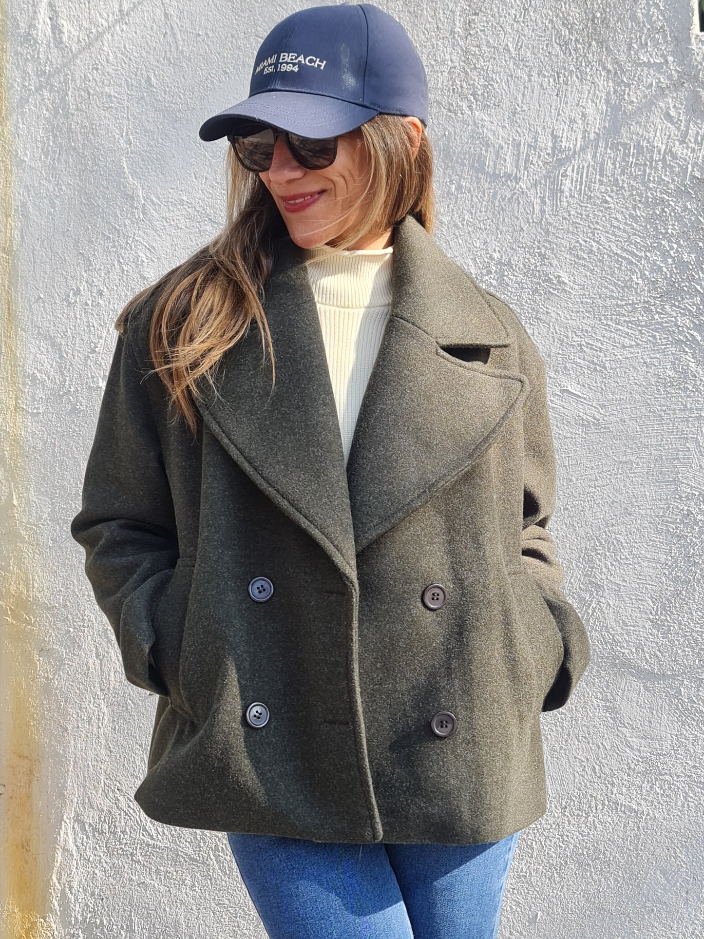 CHAQUETA VICTORIA VERDE MUSGO -10% DCTO.