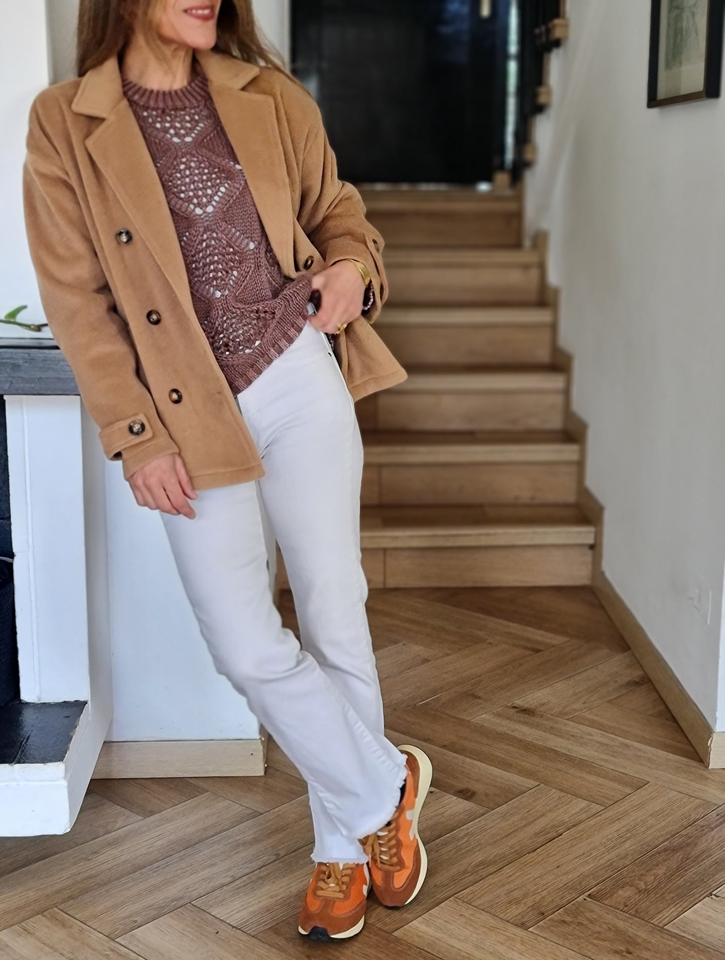 CHAQUETA FILIPA CAMEL -40% Dcto.