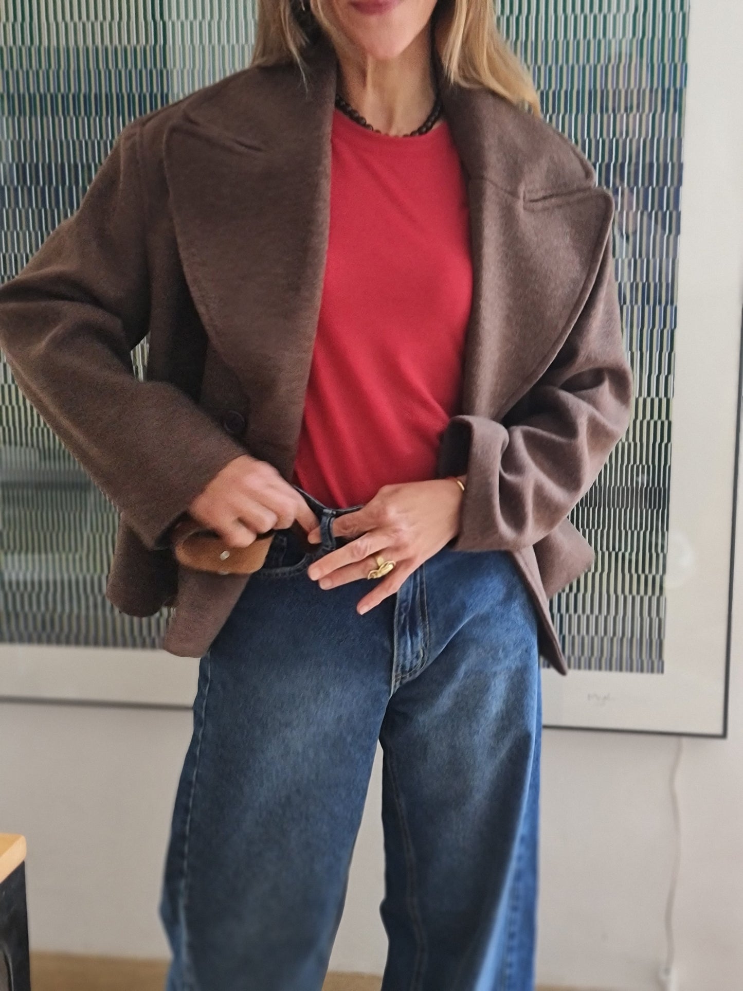 POLERA IGNACIA ROJO MEDIO.