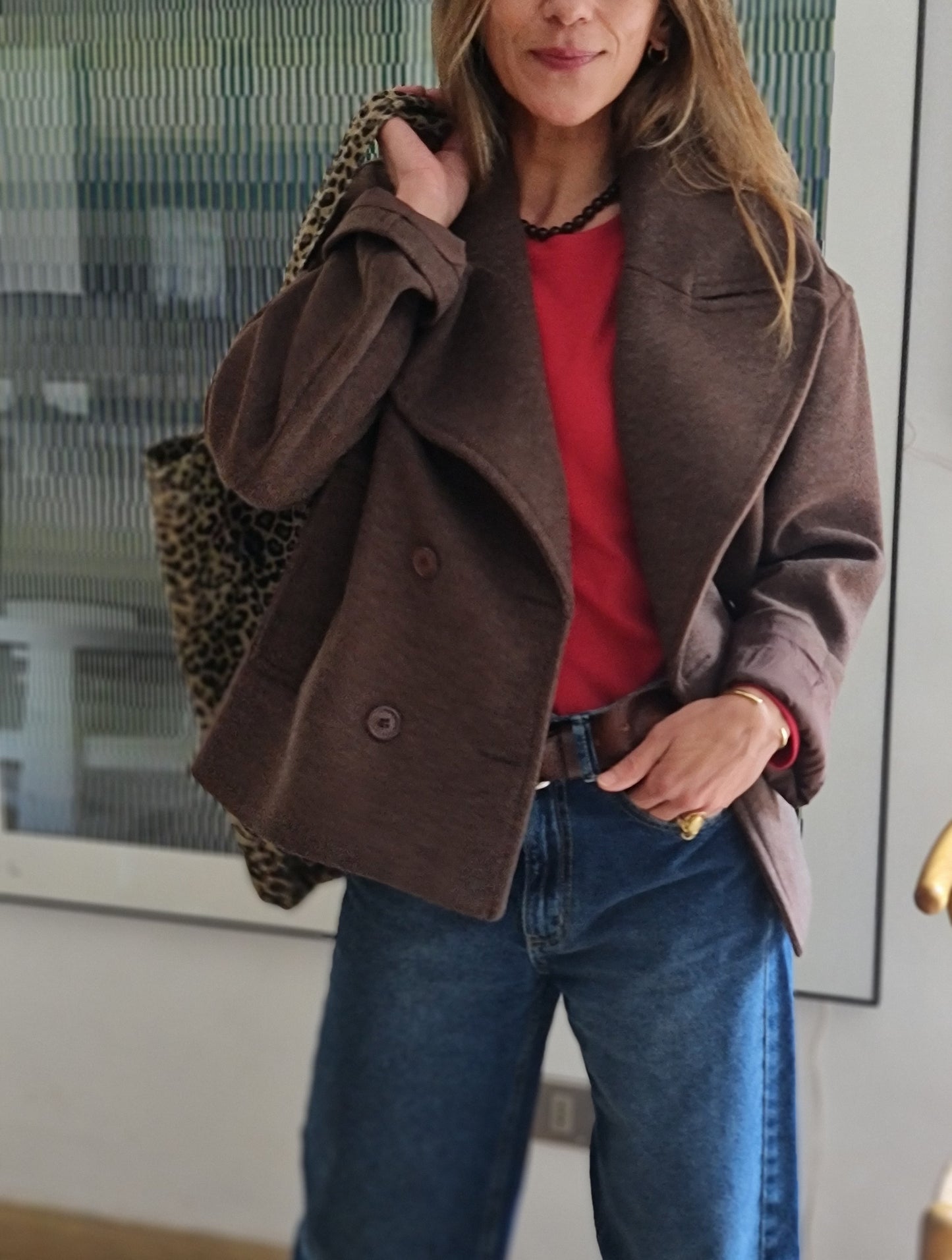 CHAQUETA VICTORIA CHOCOLATE -10% DCTO.