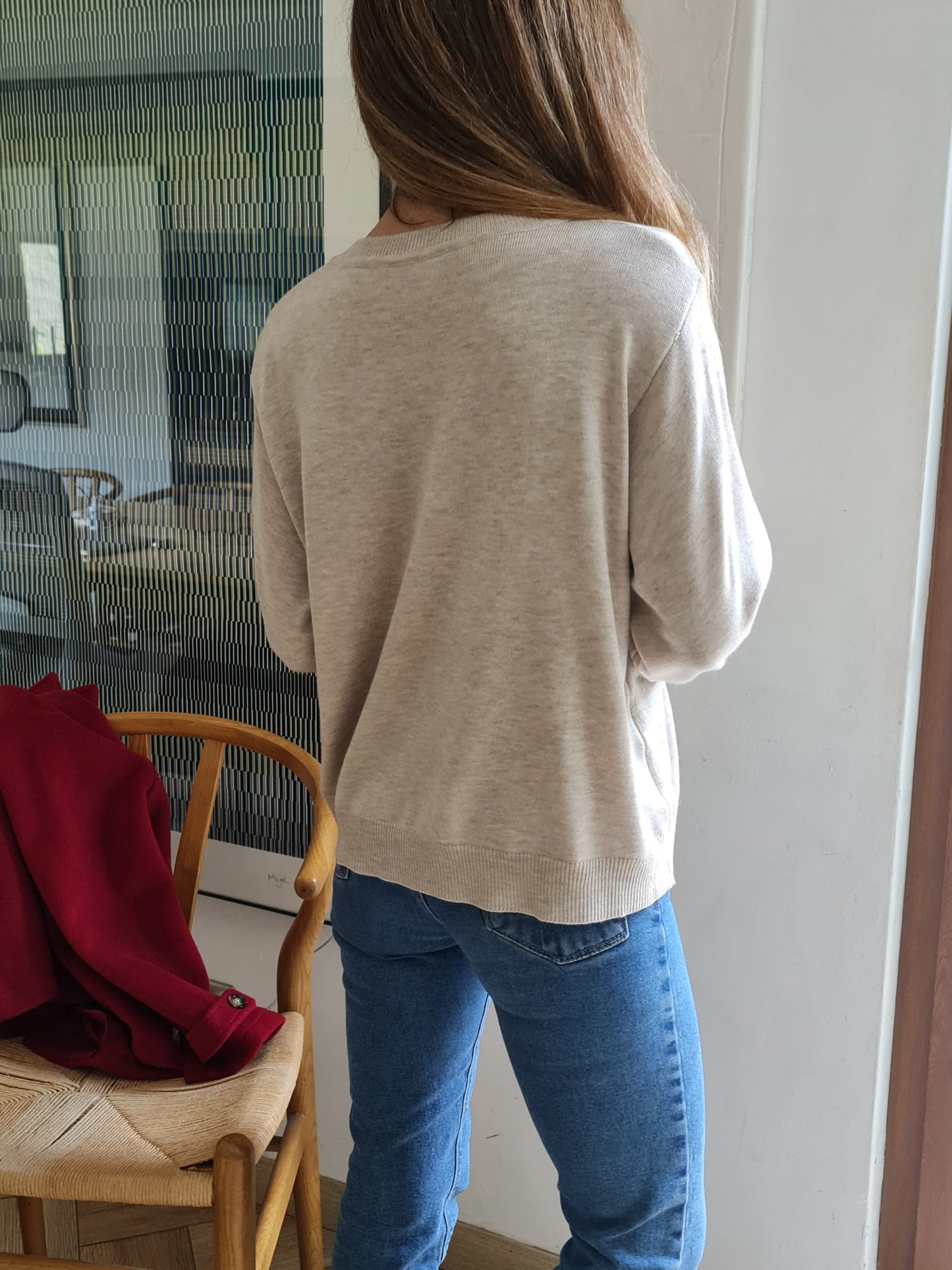 SWEATER ESTER BEIGE.