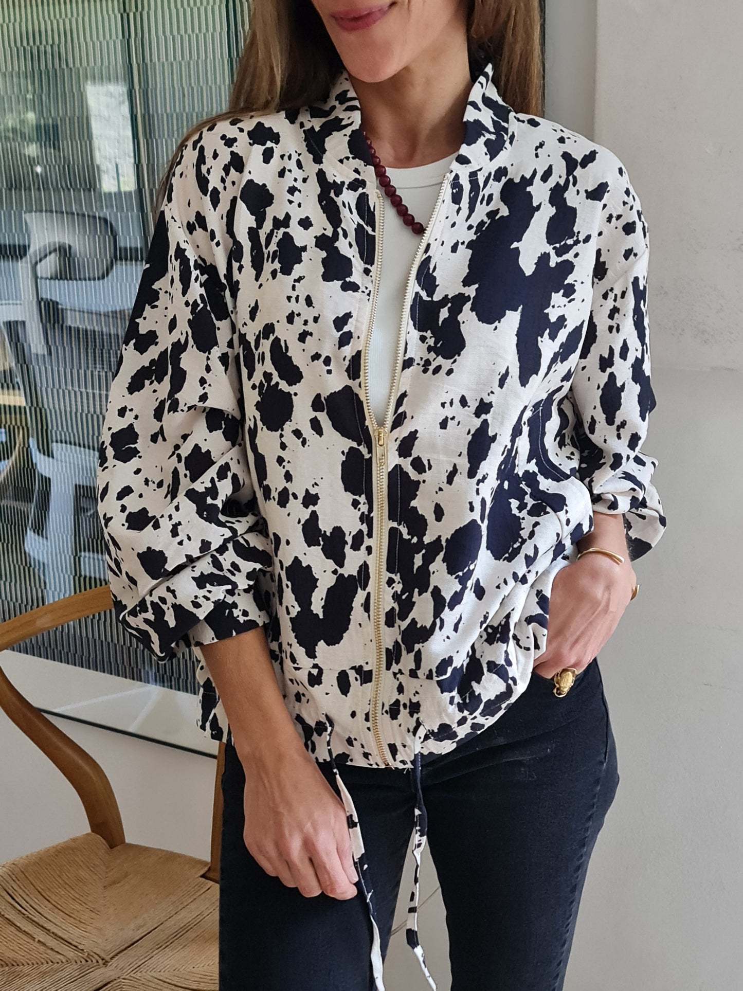CHAQUETA VIRGINIA NEGRA.