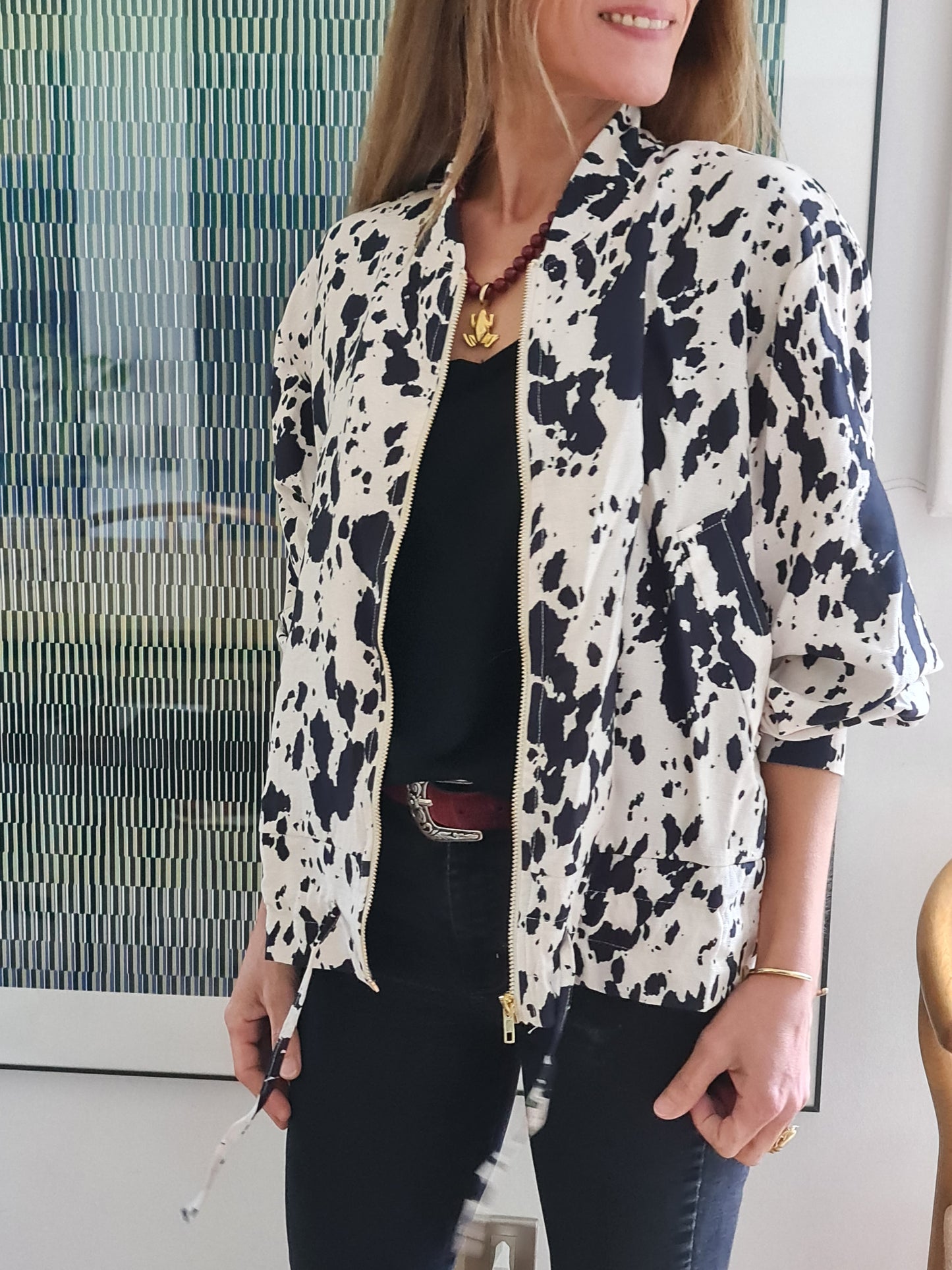 CHAQUETA VIRGINIA NEGRA.