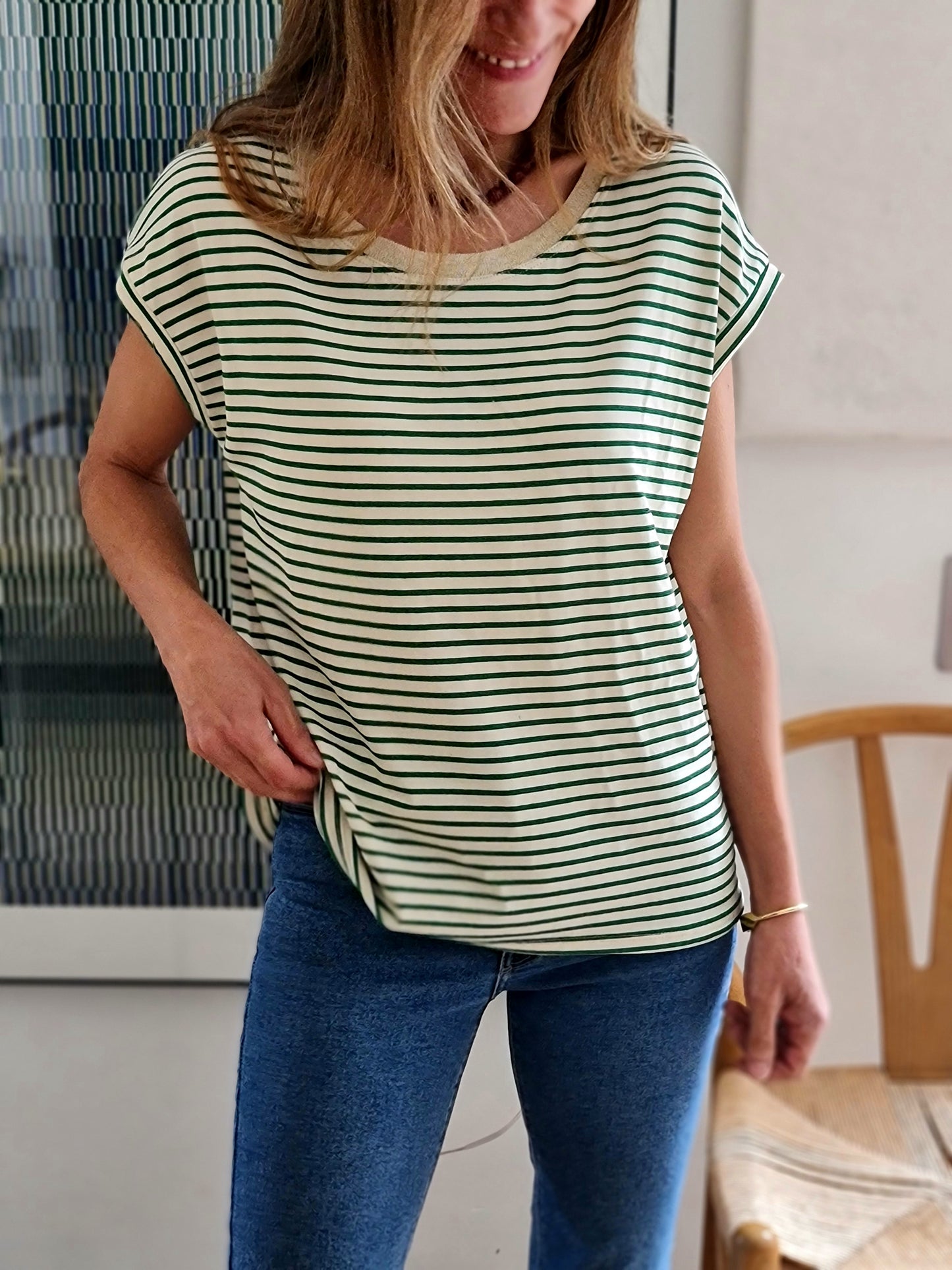 POLERA GRACIA VERDE -15% DCTO.