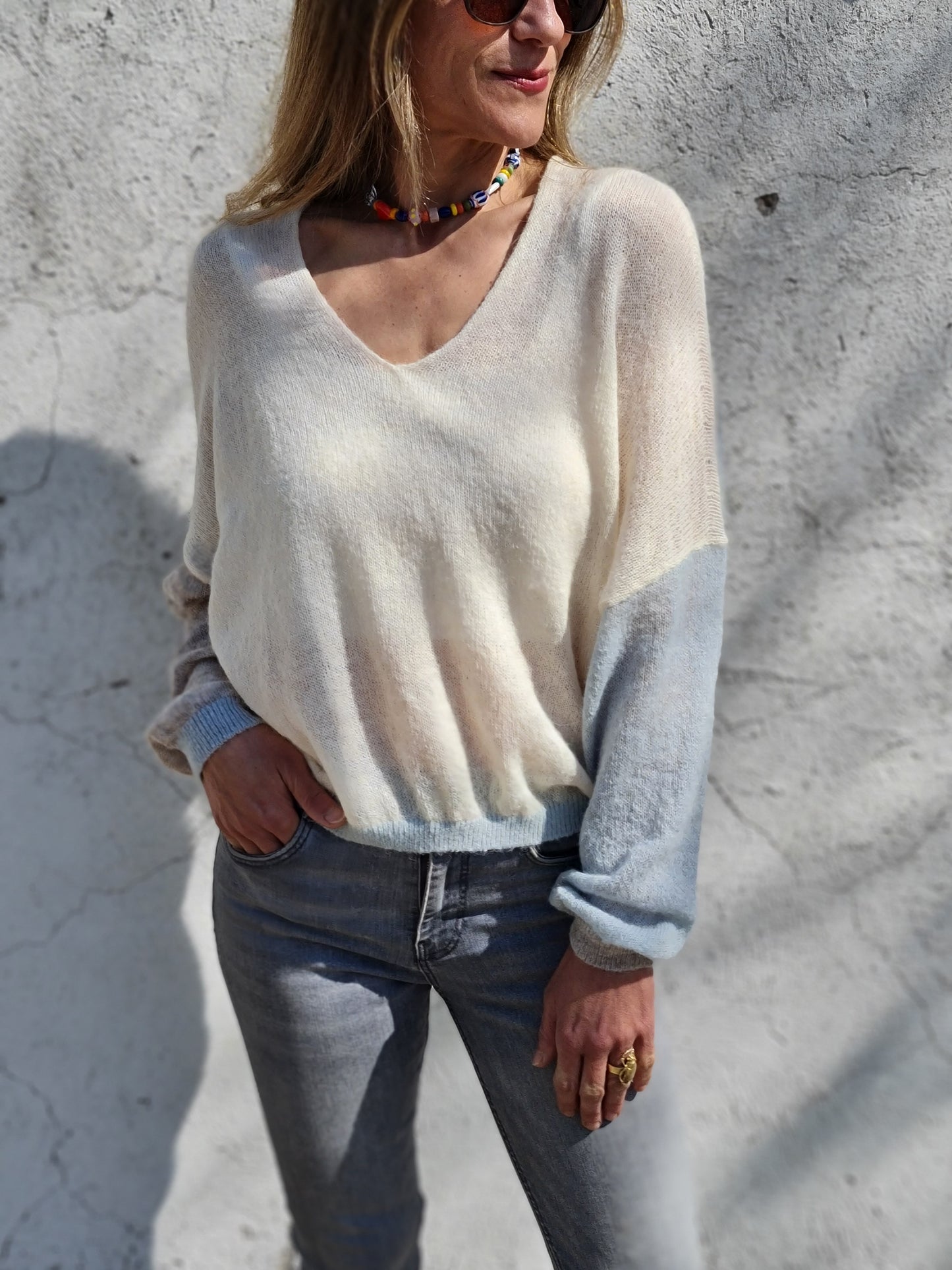 SWEATER CLARITA CREMA.