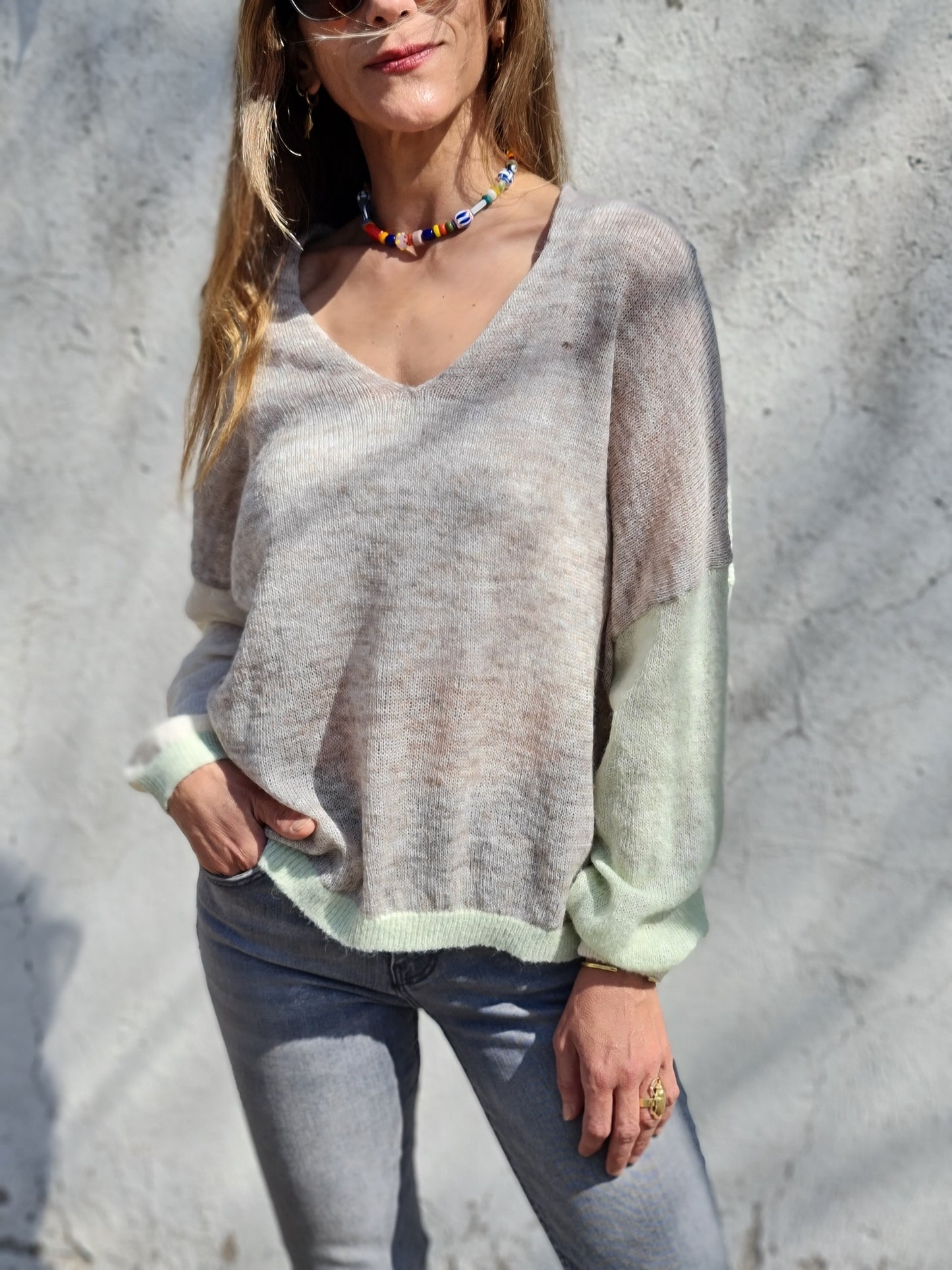 SWEATER CLARITA TOSTADO.