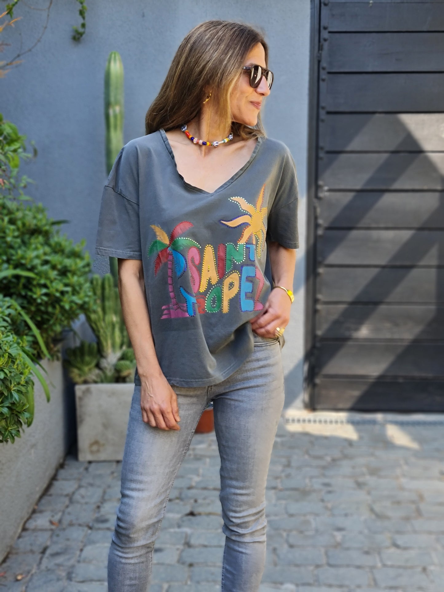 POLERA SAINT TROPEZ GRIS -10%DCTO.