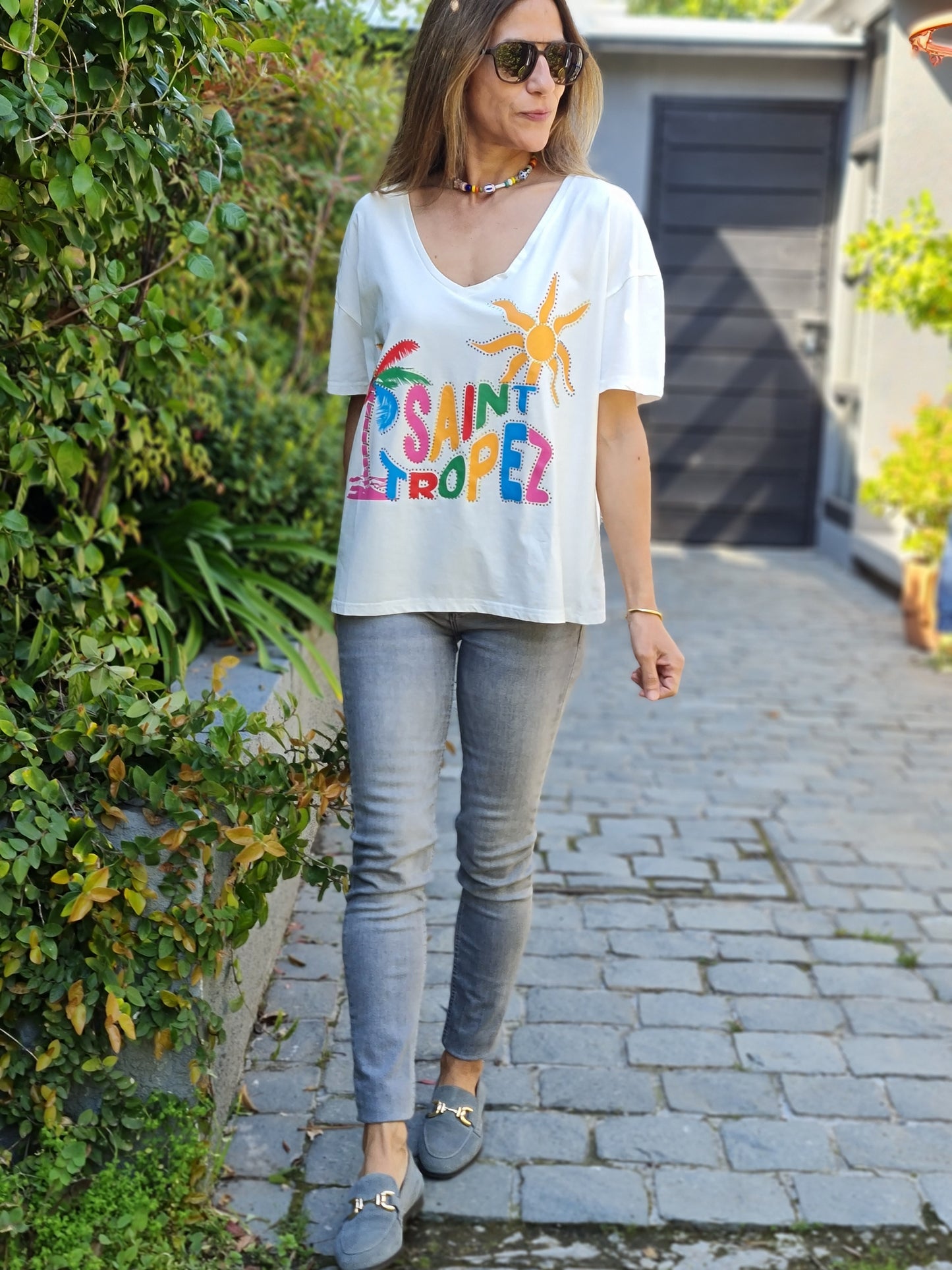 POLERA SAINT TROPEZ BLANCA -10% DCTO.