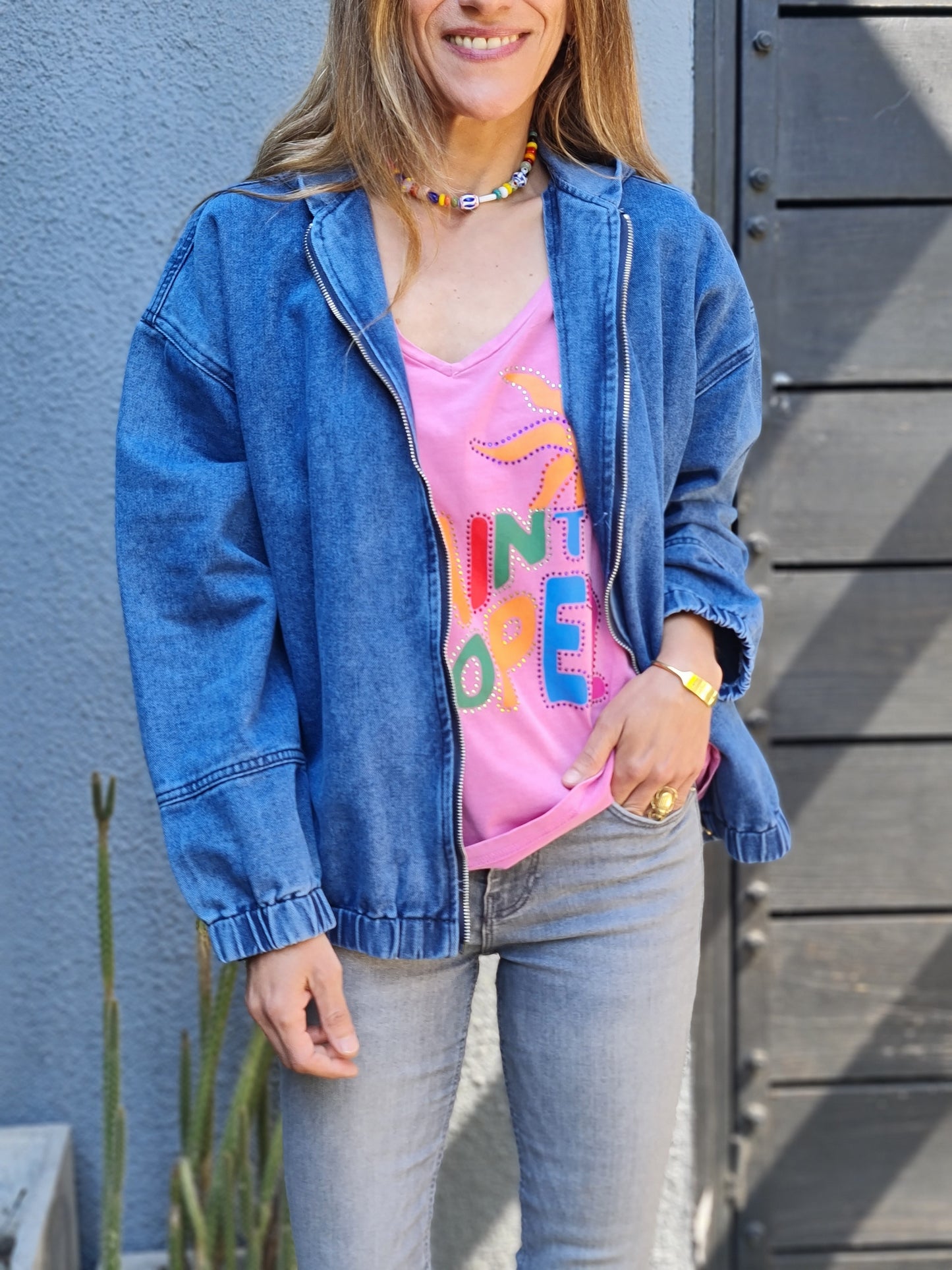 POLERA SAINT TROPEZ FUCSIA -10% DCTO.