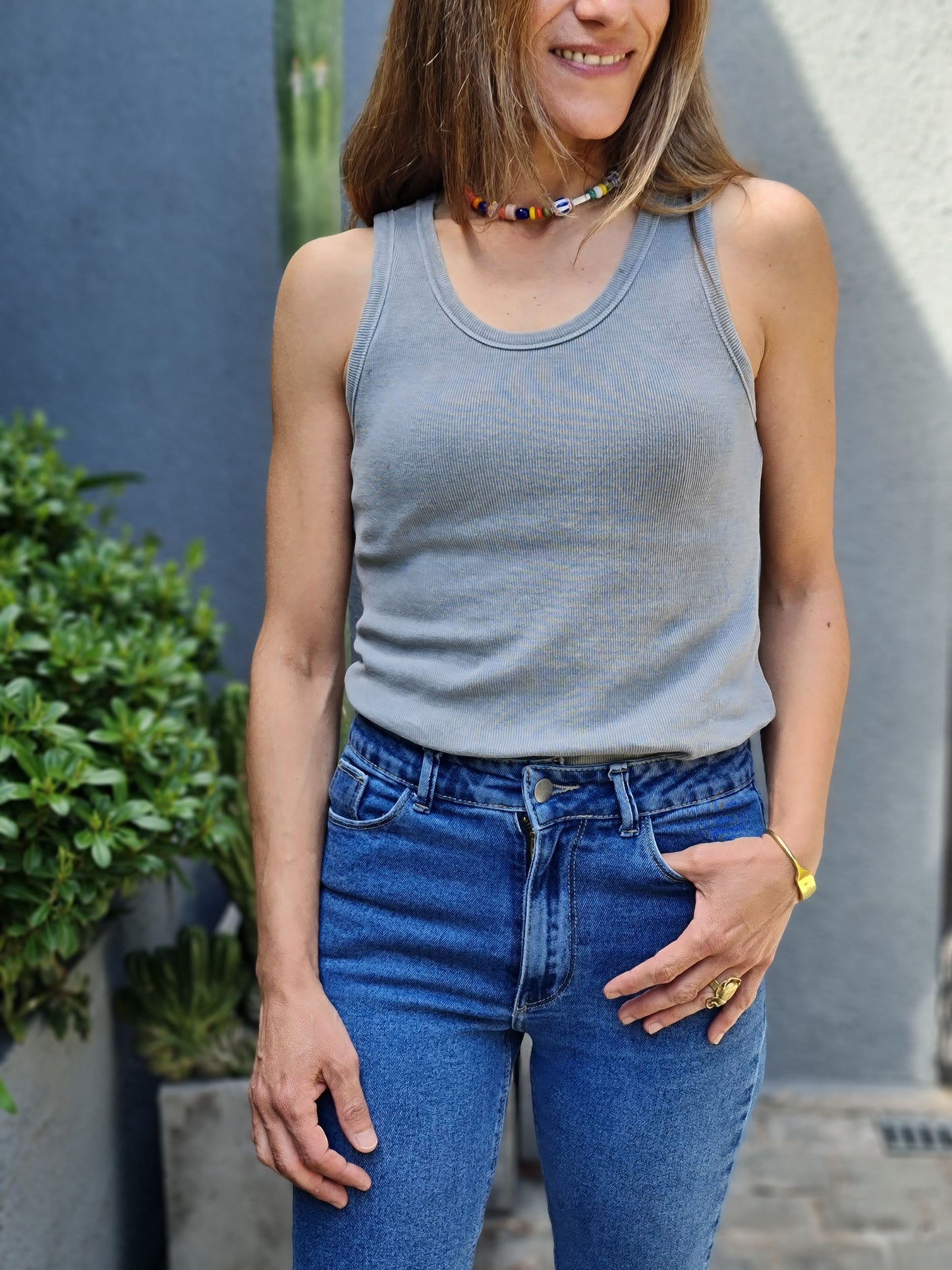 POLERA RENATA GRIS SUAVE -10% DCTO.