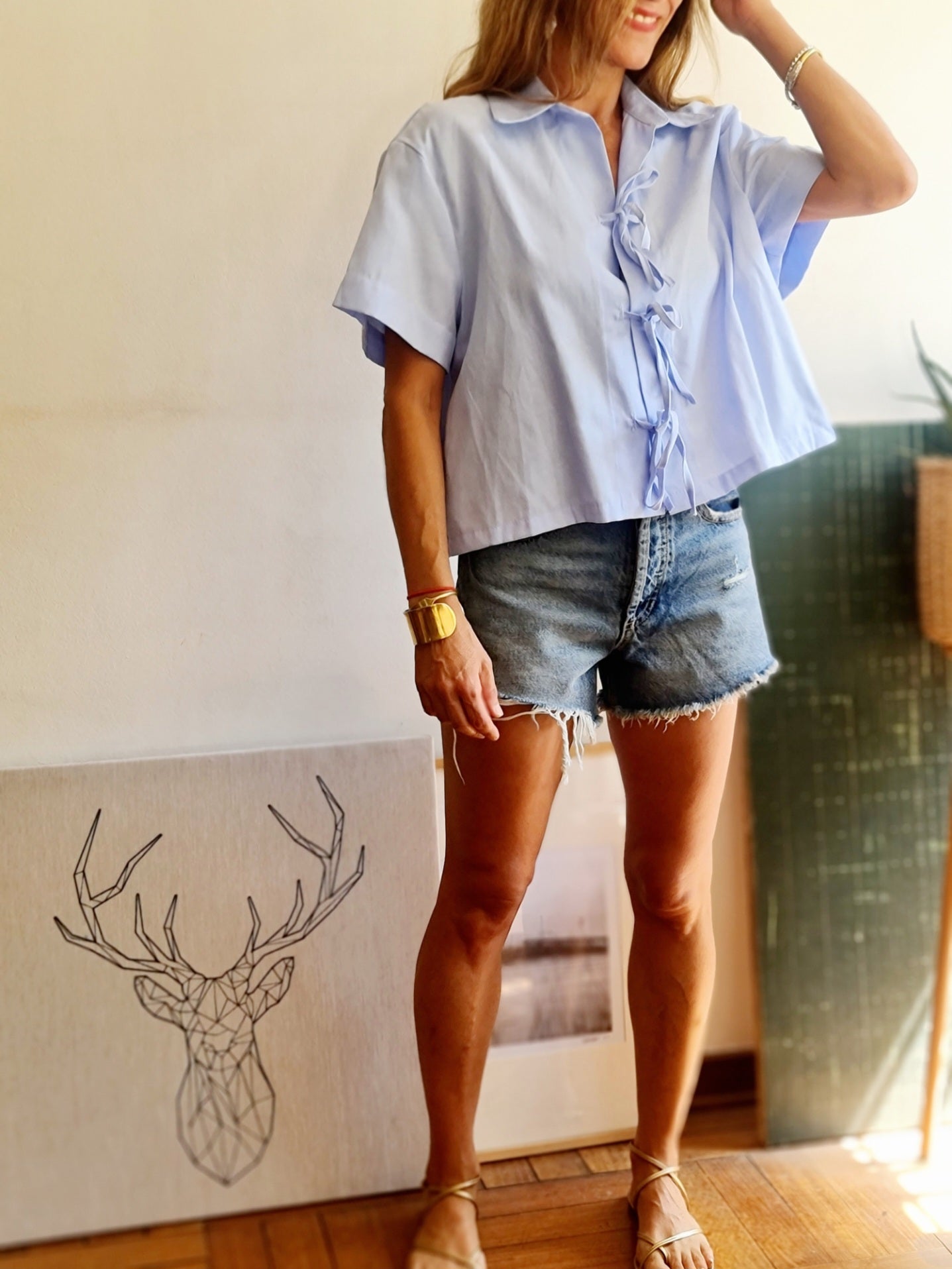 BLUSA NATALIA CELESTE.