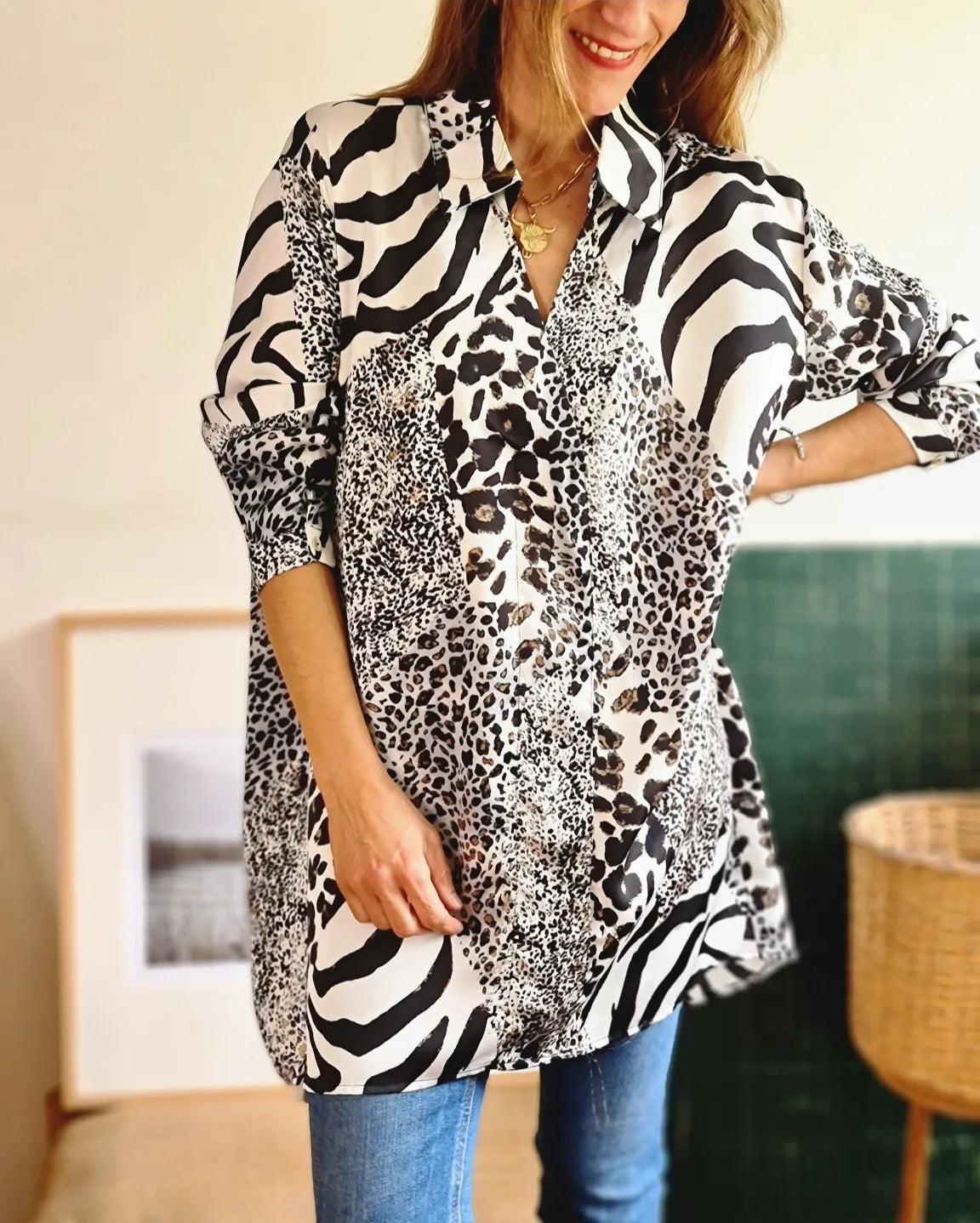 BLUSA CEBRA -50% DE DCTO. - Quemepongo