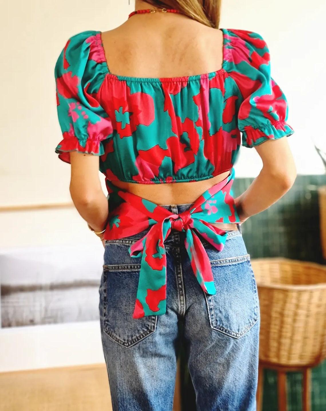 BLUSA CLARA TURQUESA -45% DE DCTO. - Quemepongo