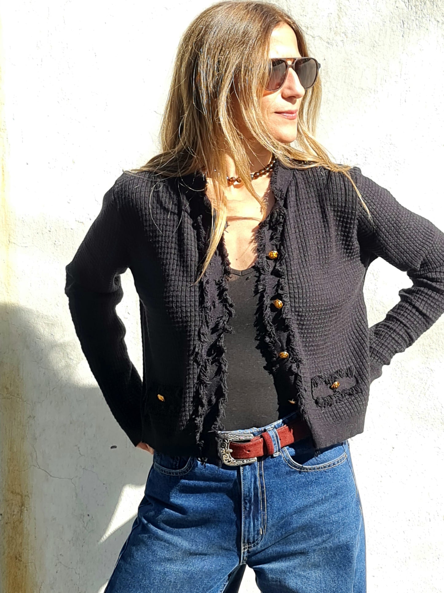 CHALECO ISIDORA NEGRO -20%DCTO.