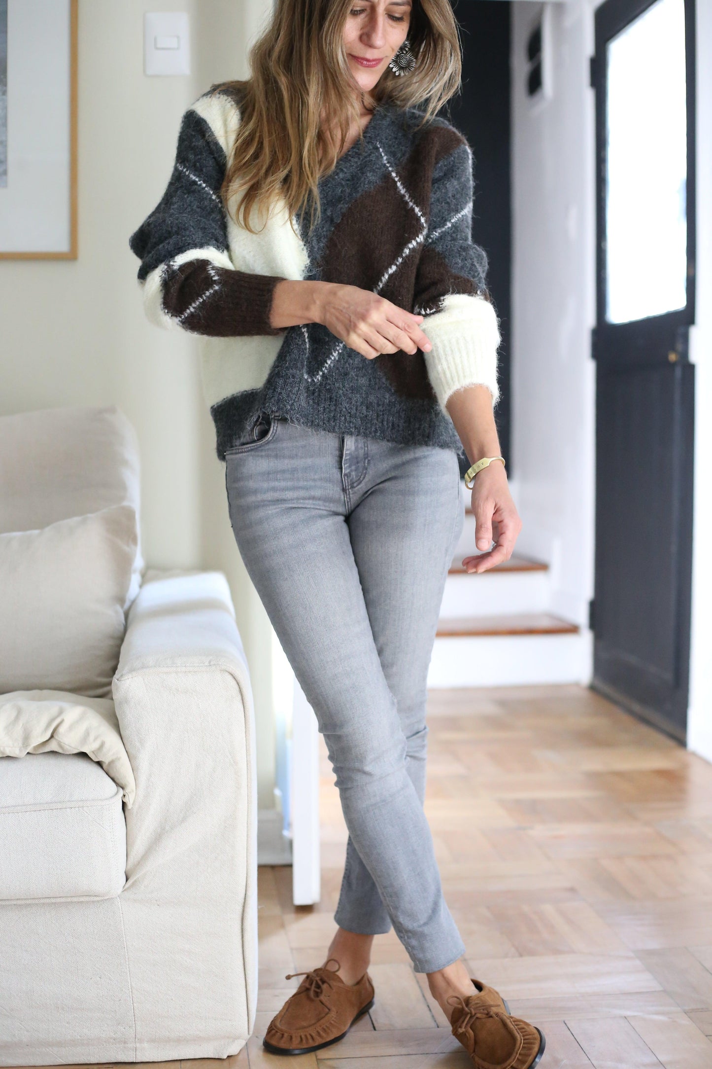 SWEATER PENELOPE GRIS. - Quemepongo