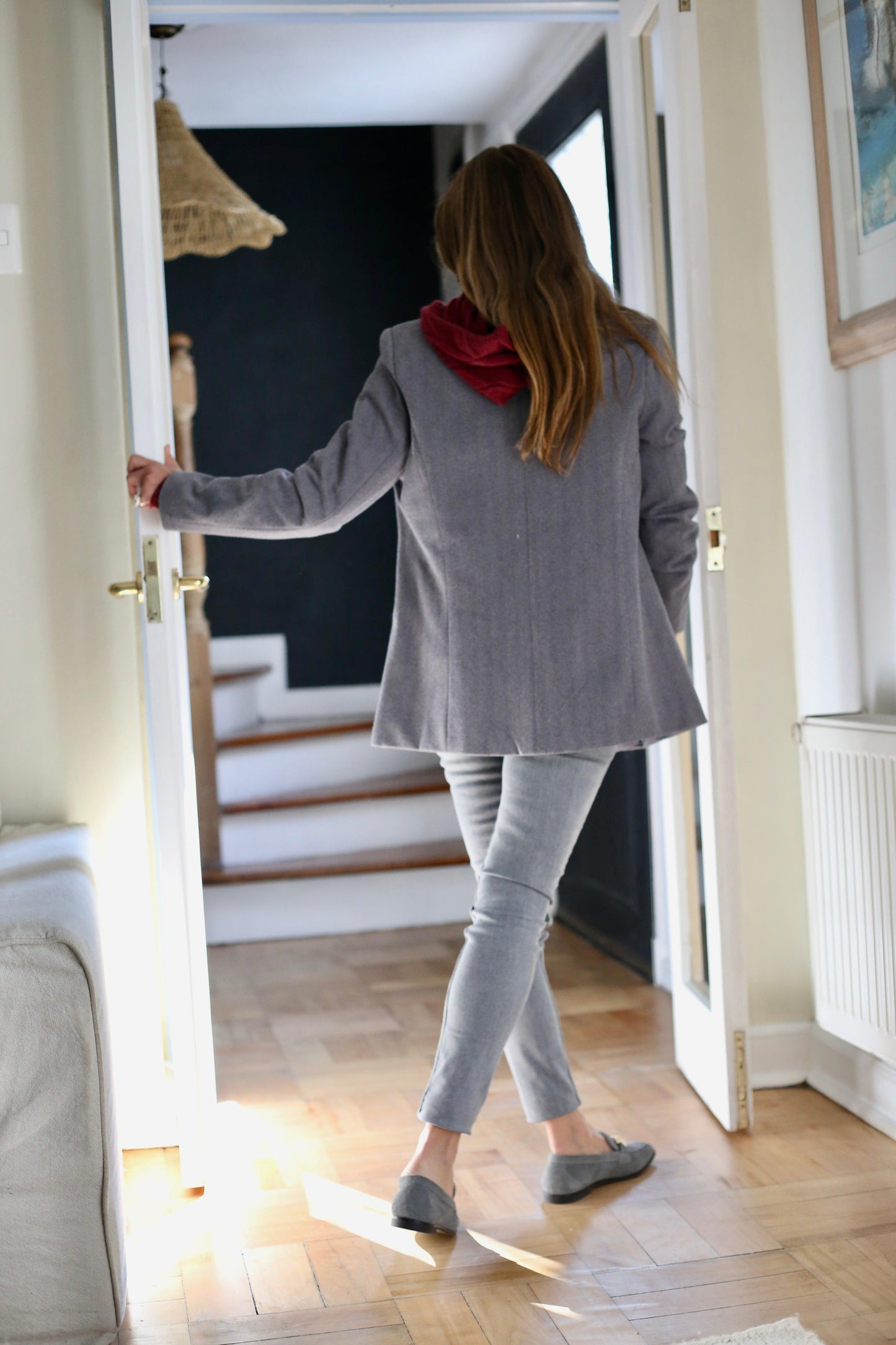 BLAZER GUSTAVA GRIS. - Quemepongo
