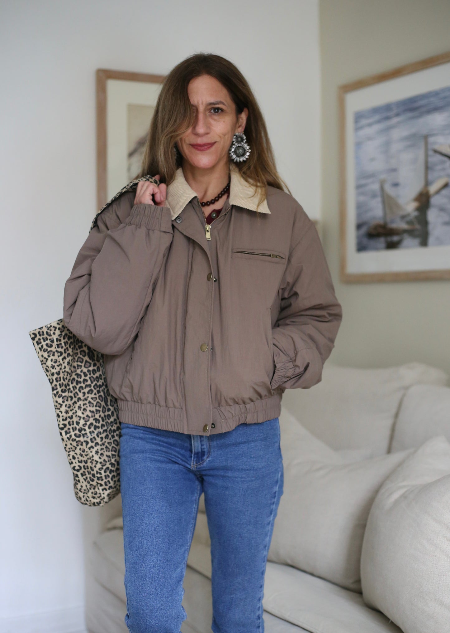 PARKA COTELE LUISA TOSTADO. - Quemepongo