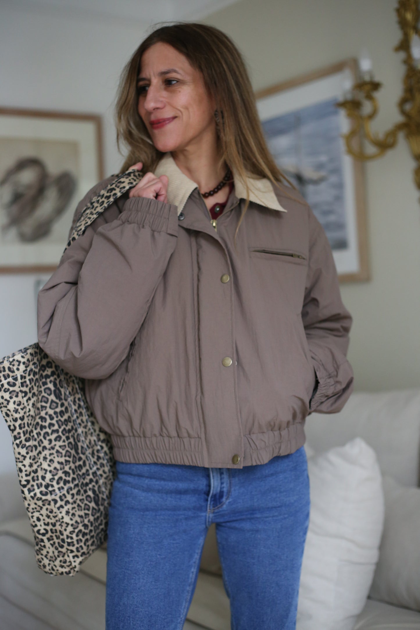 PARKA COTELE LUISA TOSTADO. - Quemepongo