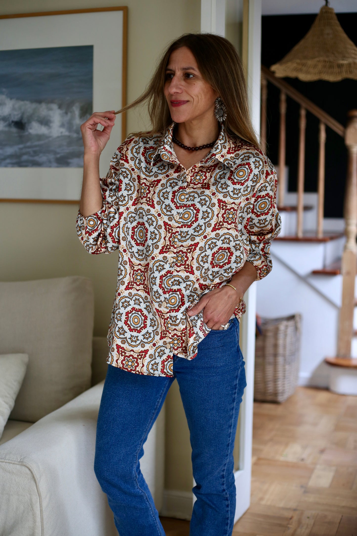 BLUSA SATIN CANDELARIA. - Quemepongo