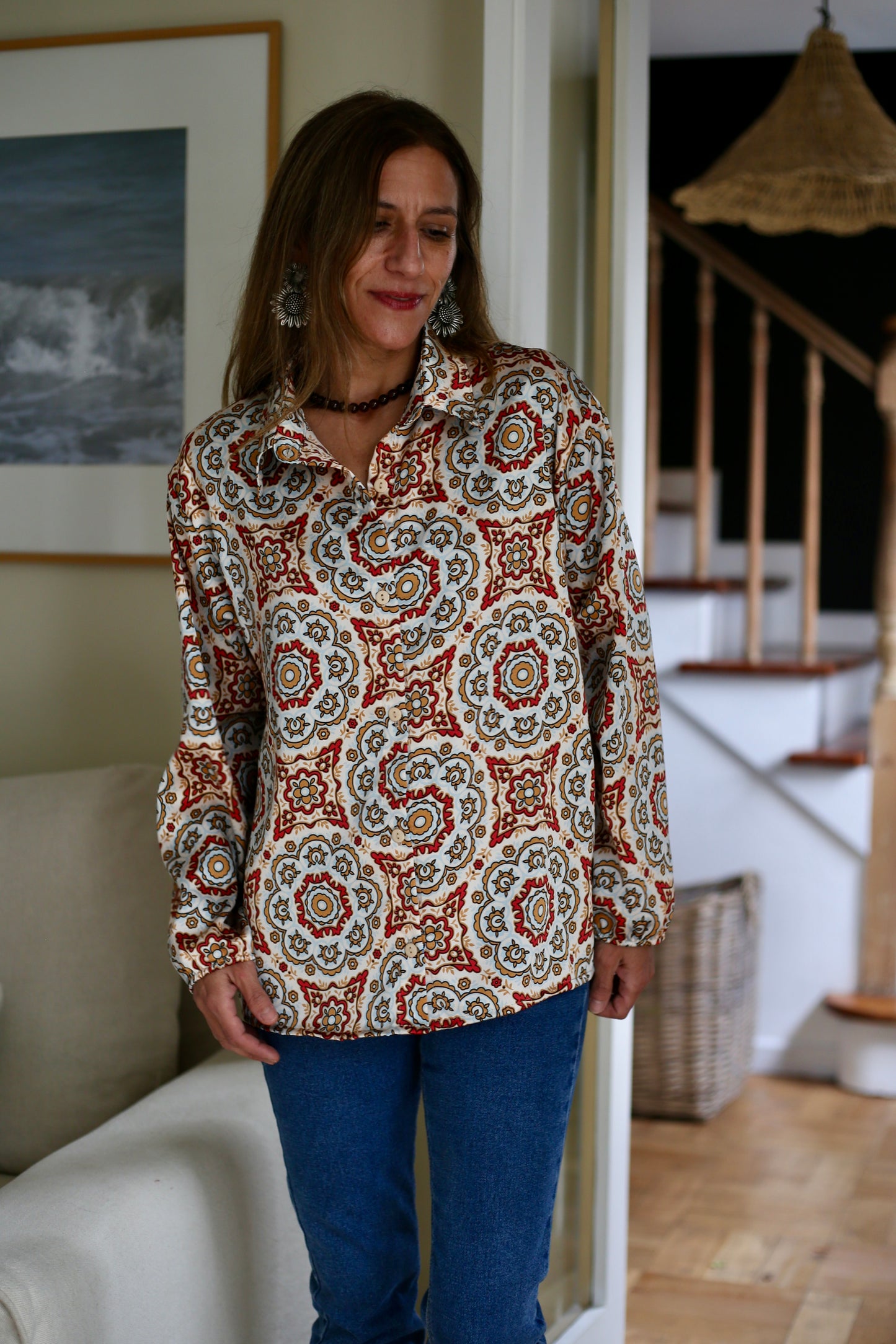 BLUSA SATIN CANDELARIA. - Quemepongo