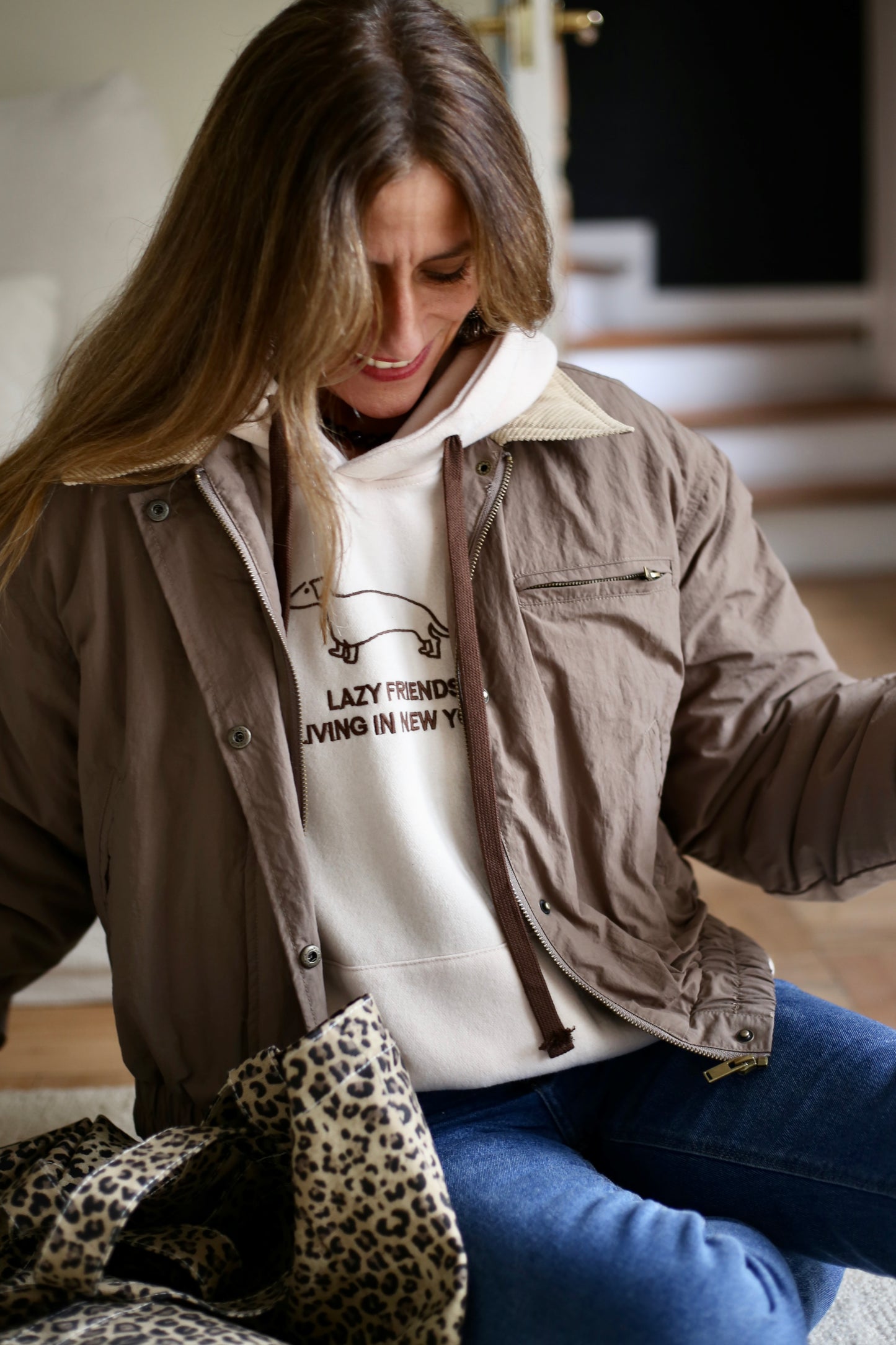 PARKA COTELE LUISA TOSTADO. - Quemepongo
