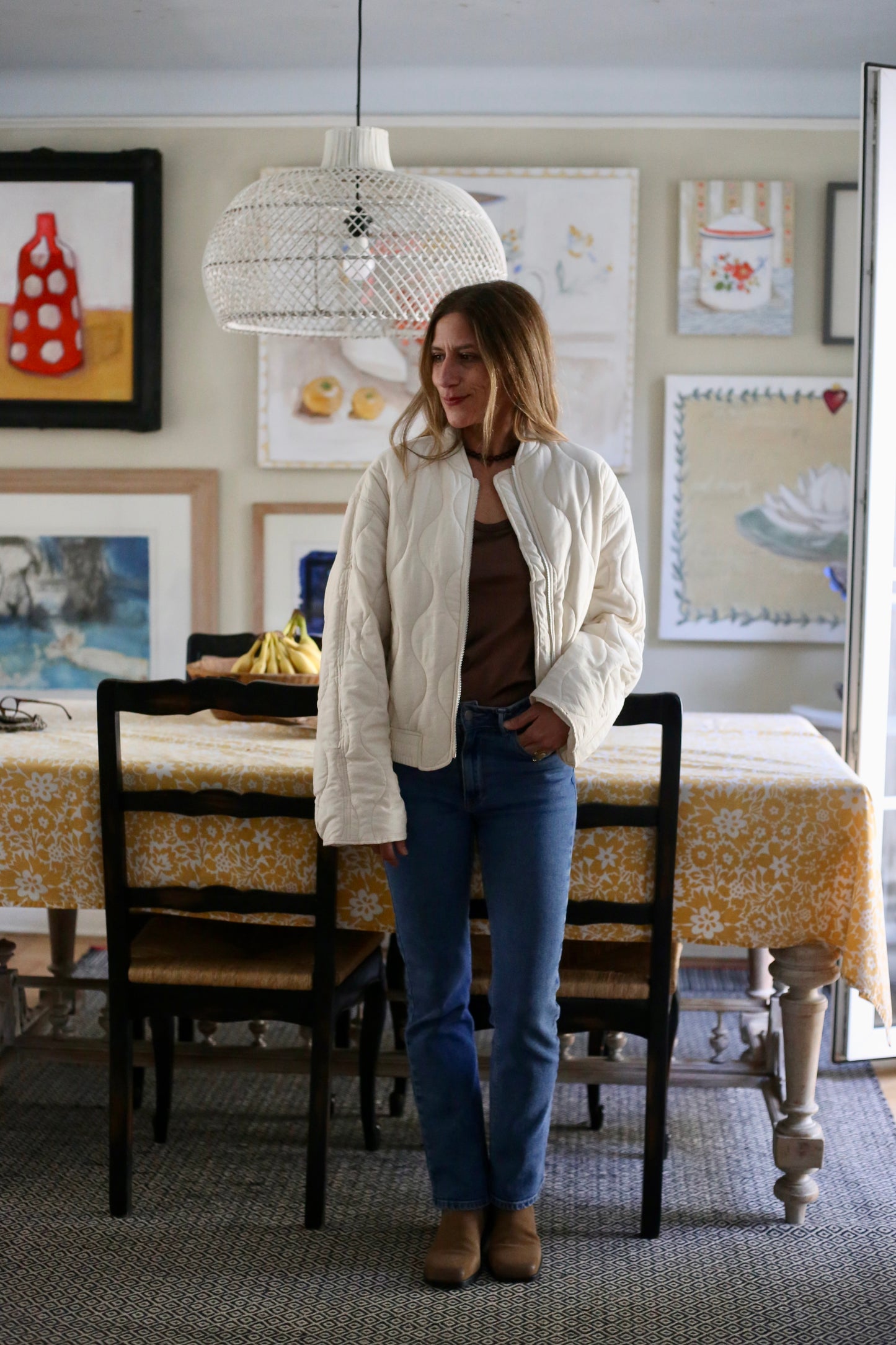CHAQUETA ANGELES CREMA.