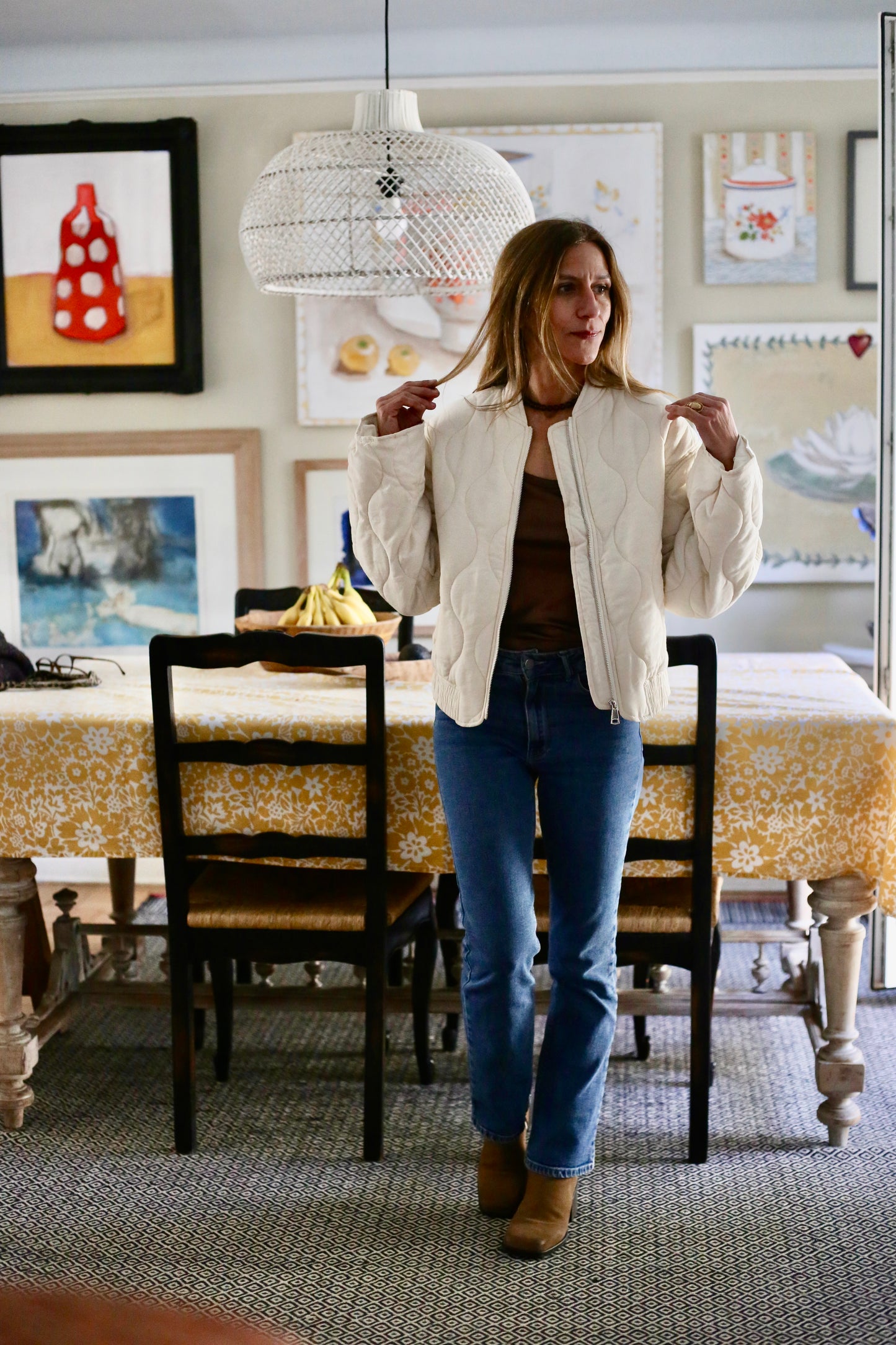 CHAQUETA ANGELES CREMA.
