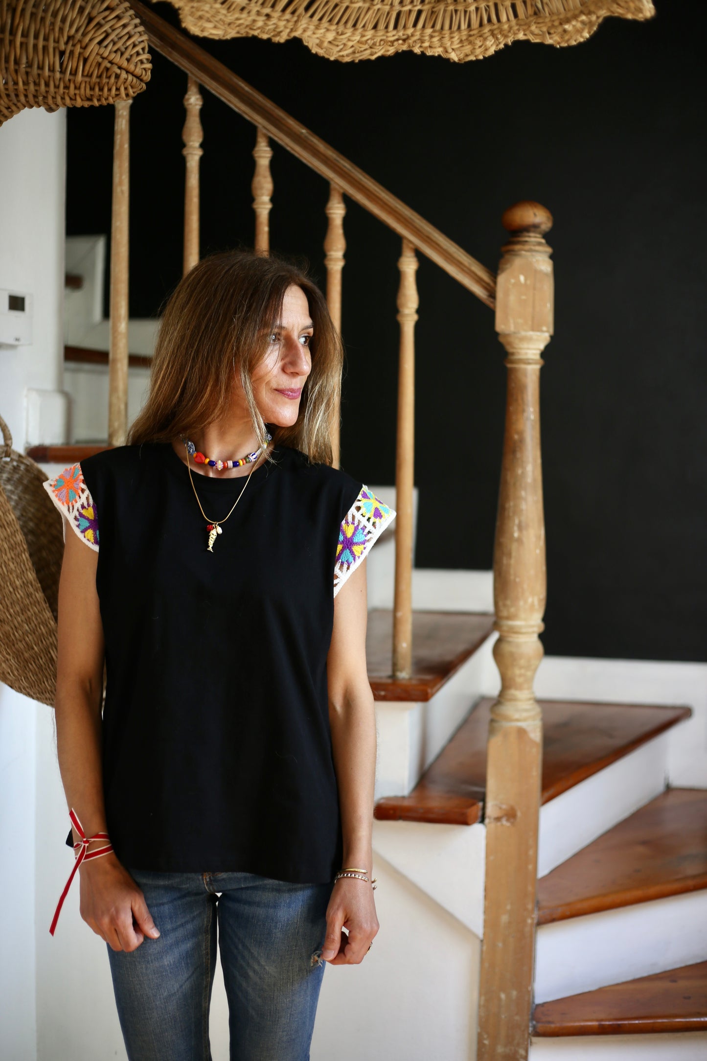 POLERA JAZMIN NEGRA.