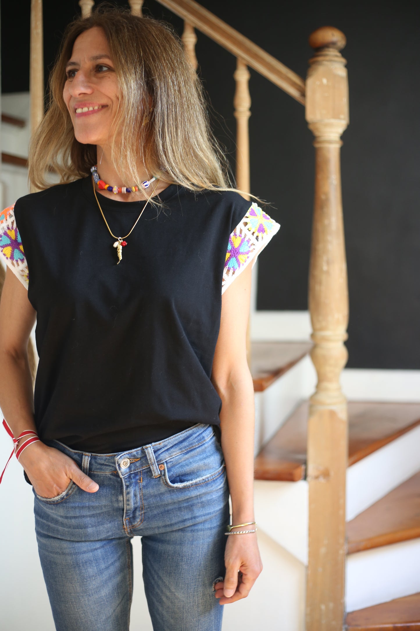POLERA JAZMIN NEGRA.
