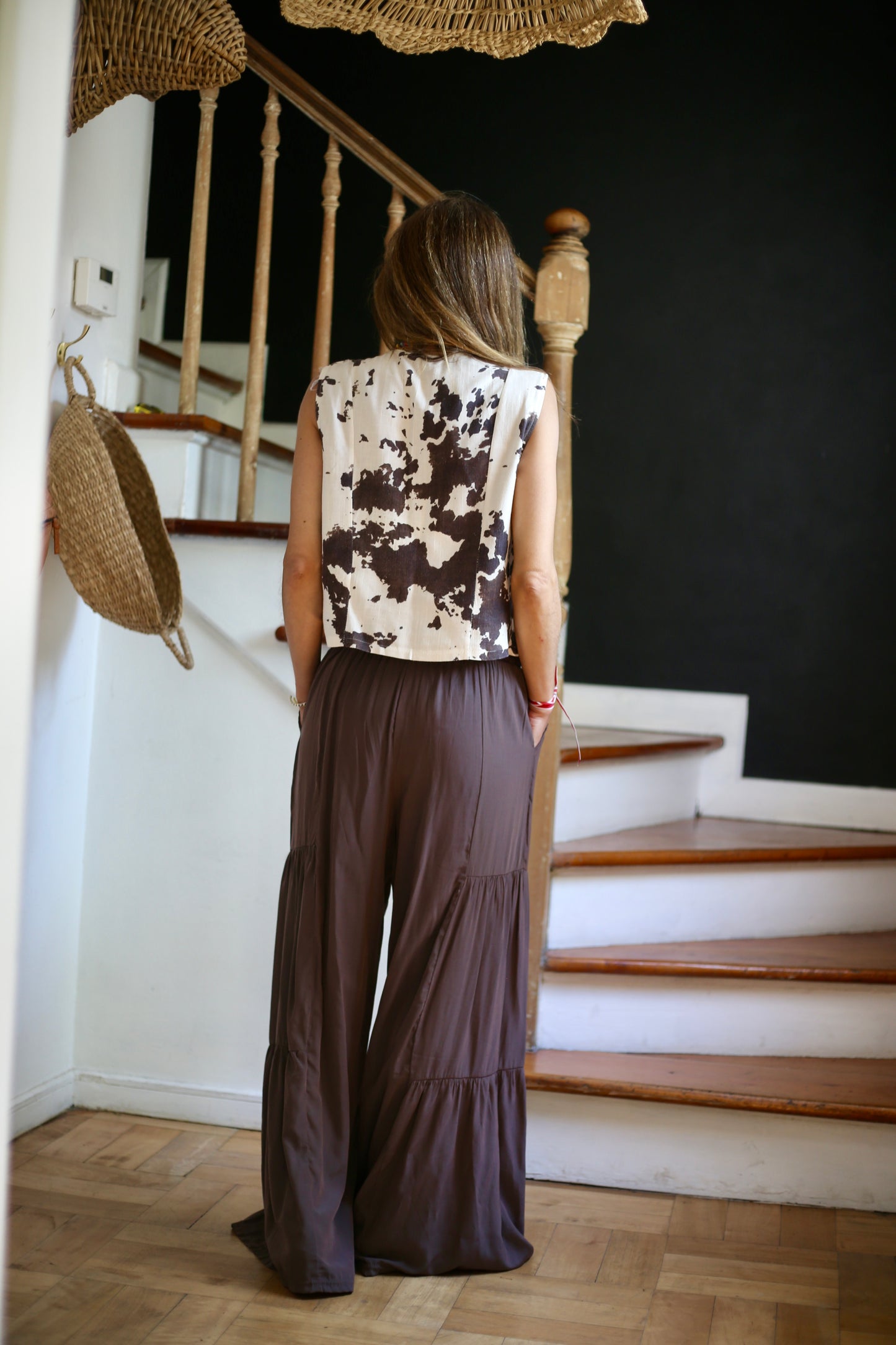 GILLET LINO TERE CAFE/ CREMA -10%DCTO.