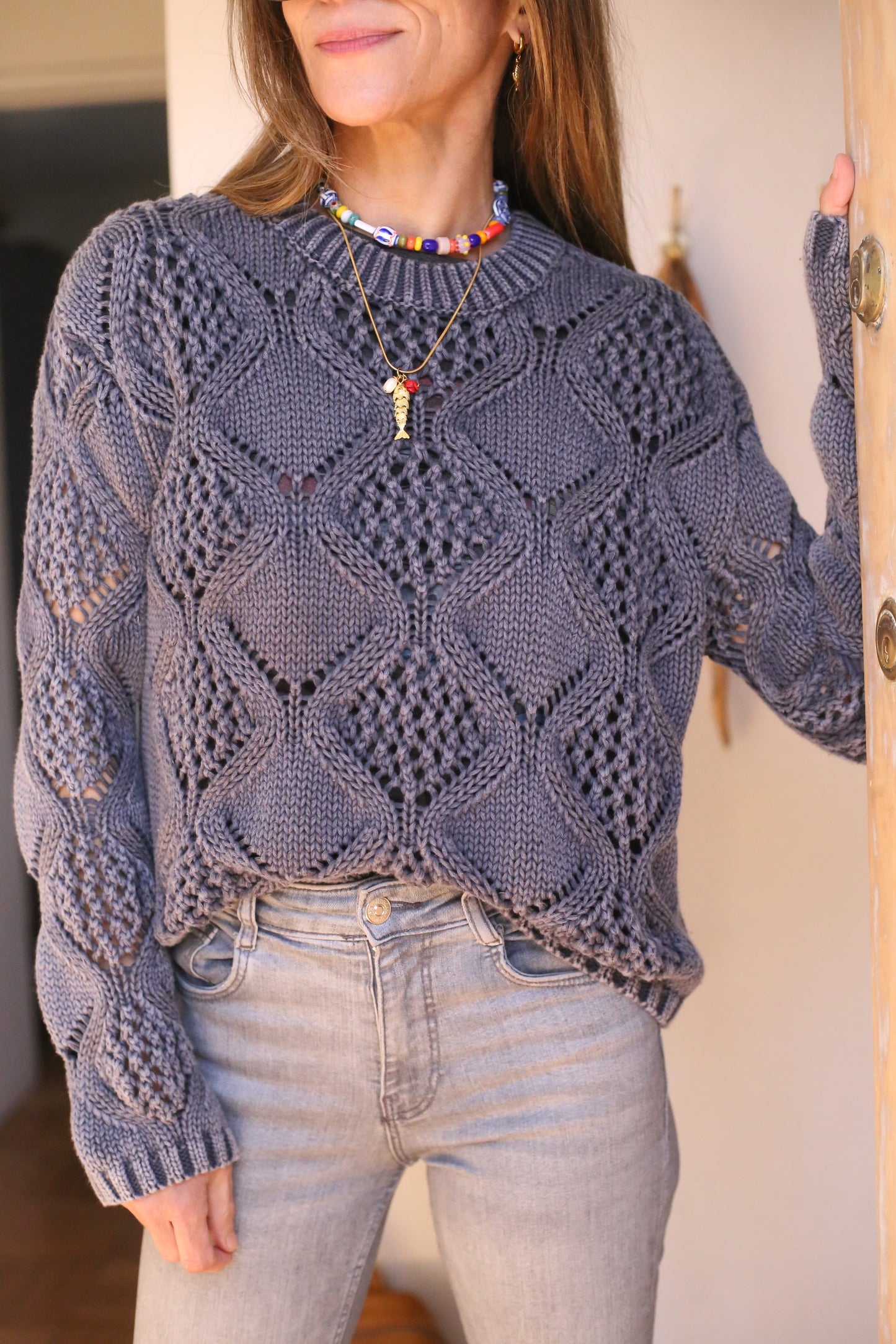 POLERA 1982 GRIS.