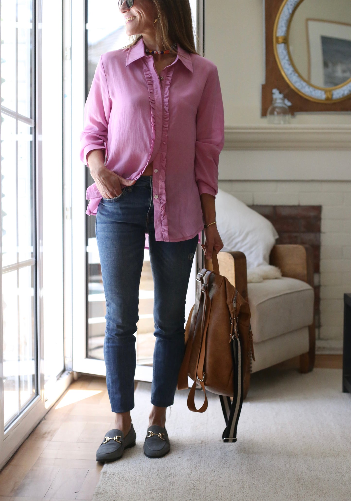 BLUSA ISABELINA ROSADA.