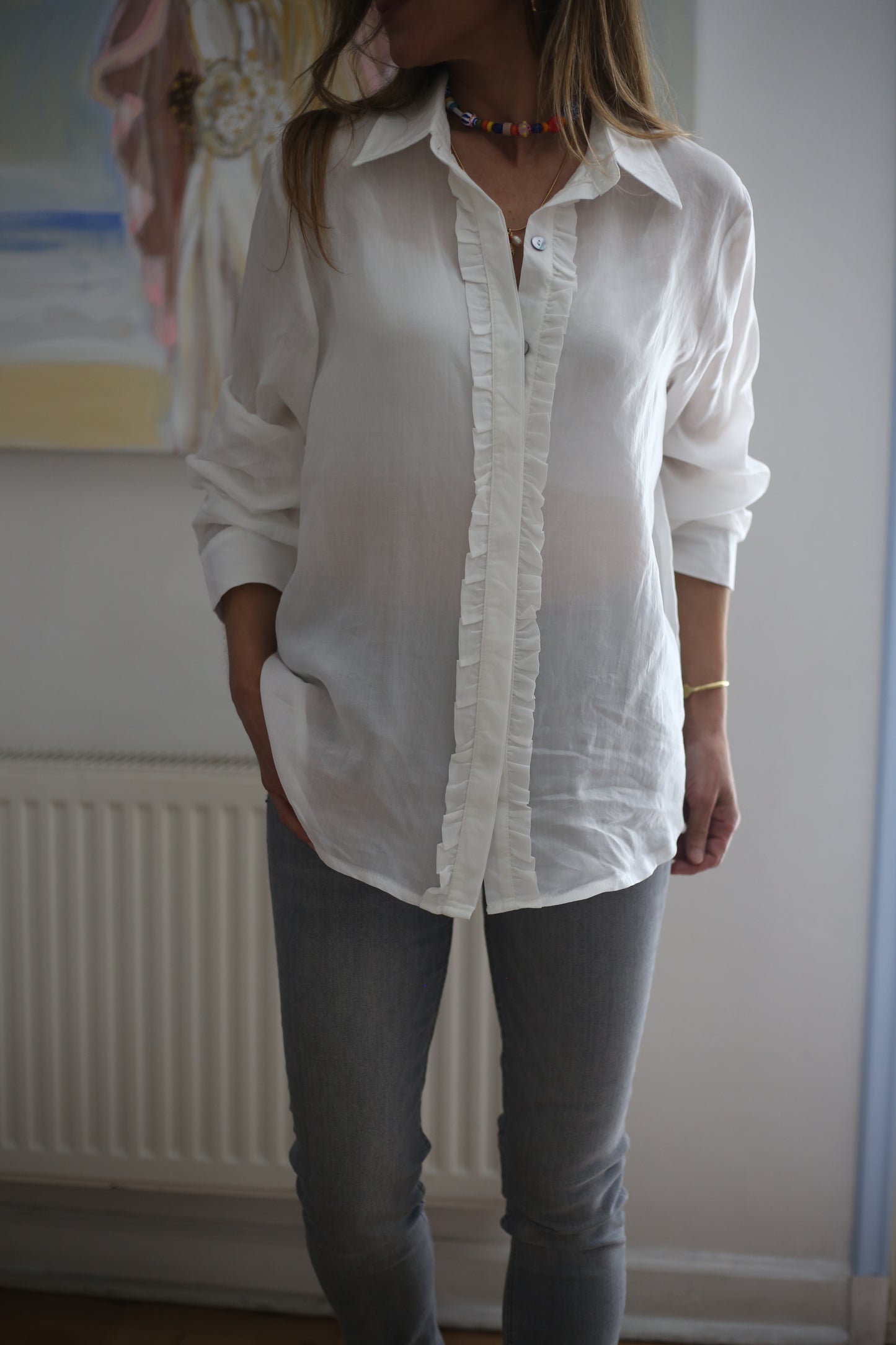 BLUSA ISABELINA BLANCA.
