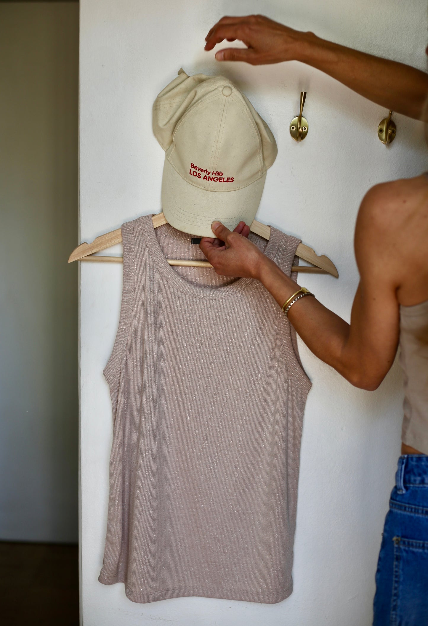 POLERA SARA BRILLOS ROSA-BEIGE