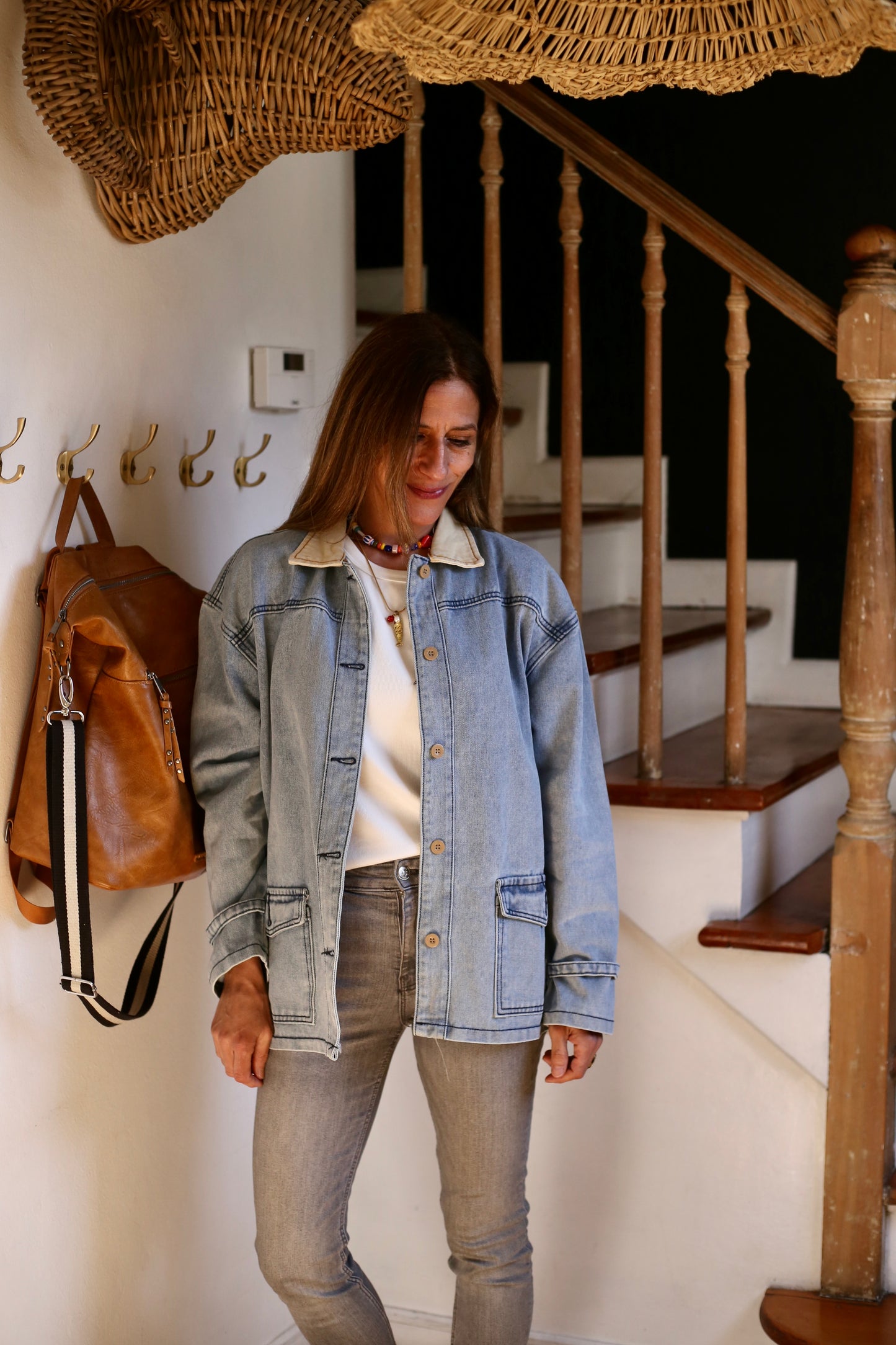 Chaqueta Angeles Jeans Celeste