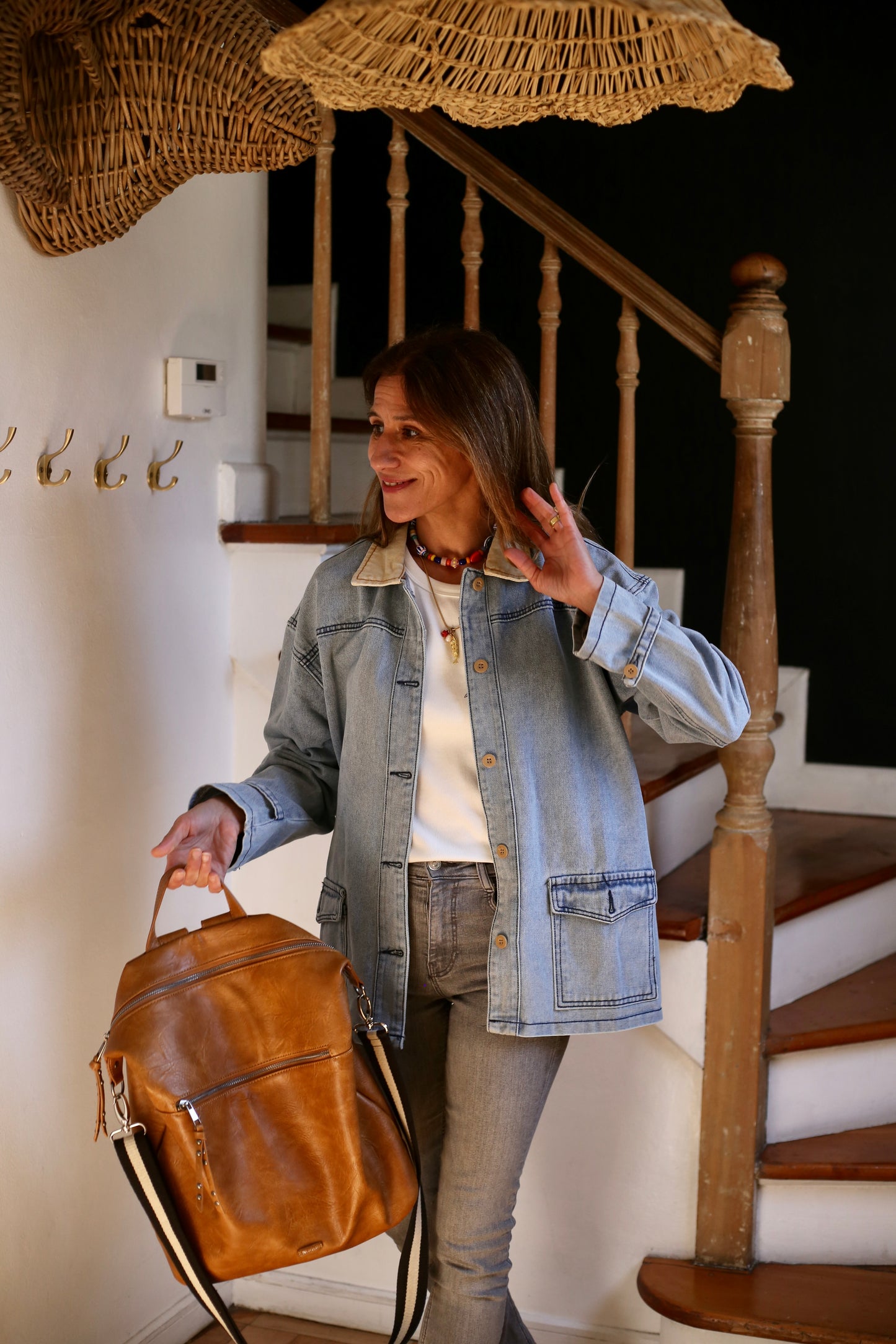 Chaqueta Angeles Jeans Celeste